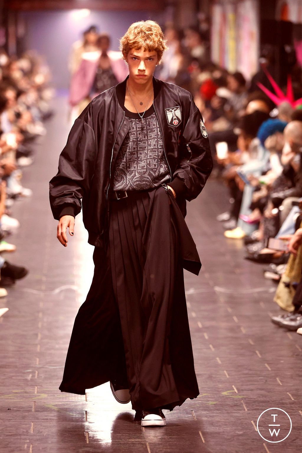 Fashion Week Milan Spring/Summer 2025 look 18 from the John Richmond collection menswear