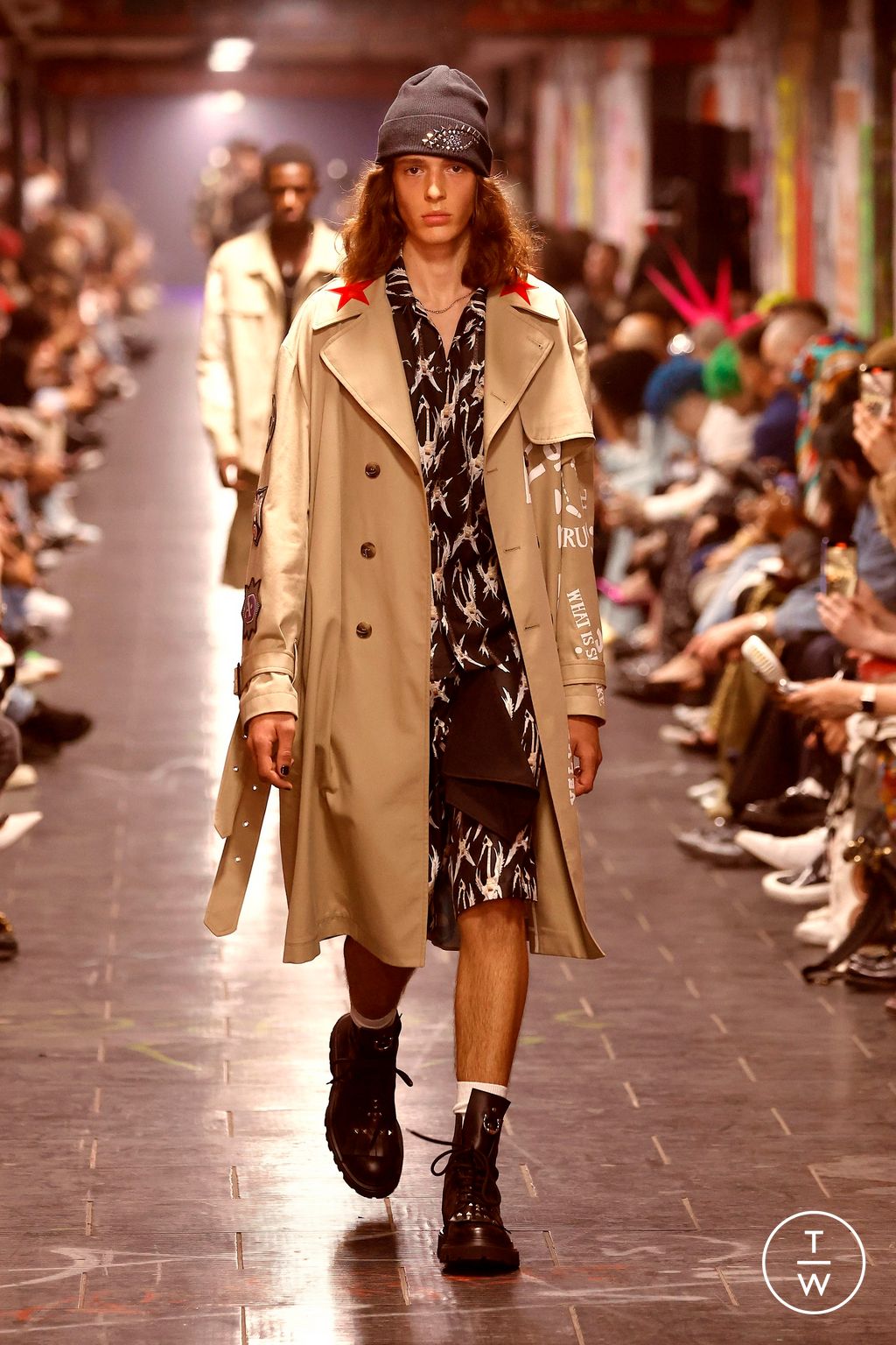 Fashion Week Milan Spring/Summer 2025 look 20 from the John Richmond collection menswear