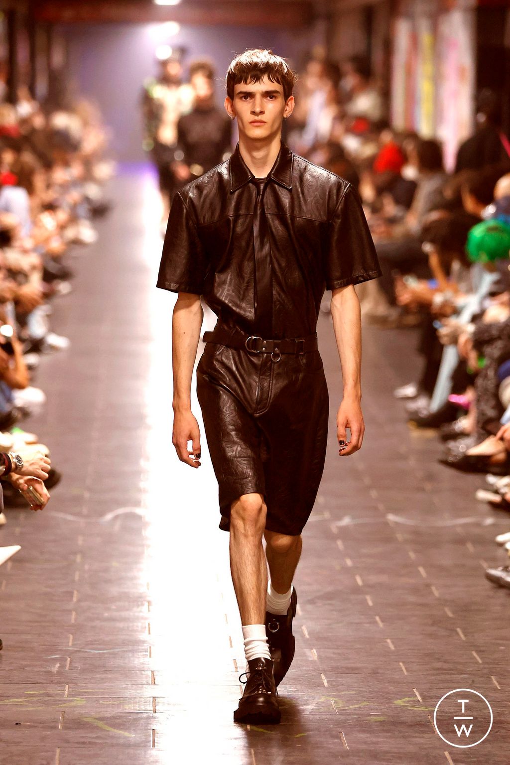 Fashion Week Milan Spring/Summer 2025 look 22 from the John Richmond collection menswear