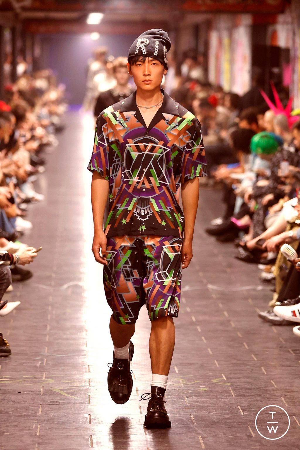 Fashion Week Milan Spring/Summer 2025 look 25 from the John Richmond collection menswear