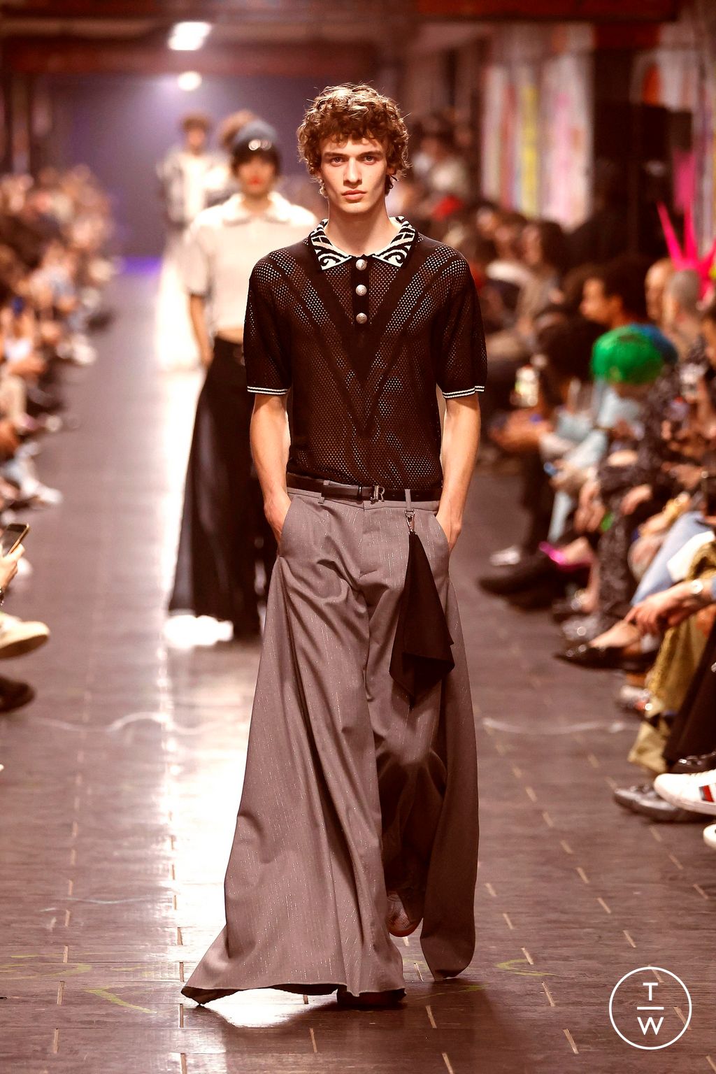 Fashion Week Milan Spring/Summer 2025 look 26 from the John Richmond collection menswear