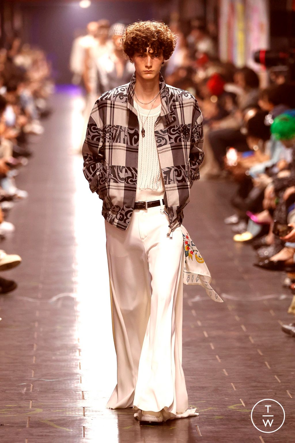 Fashion Week Milan Spring/Summer 2025 look 29 from the John Richmond collection menswear