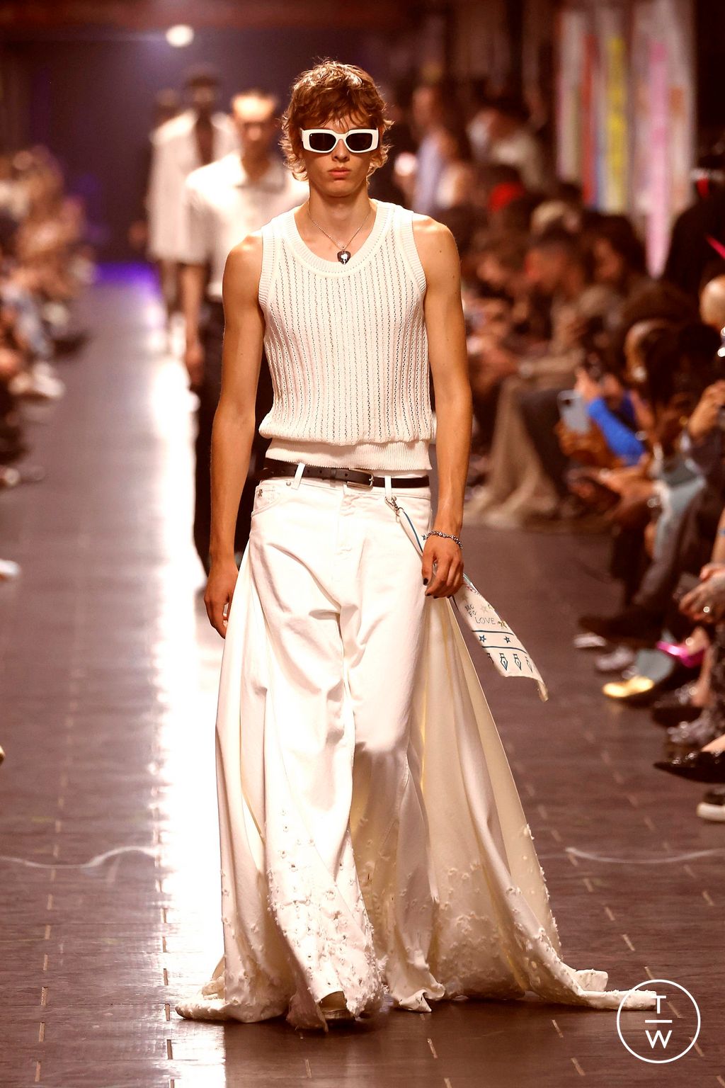 Fashion Week Milan Spring/Summer 2025 look 31 from the John Richmond collection menswear