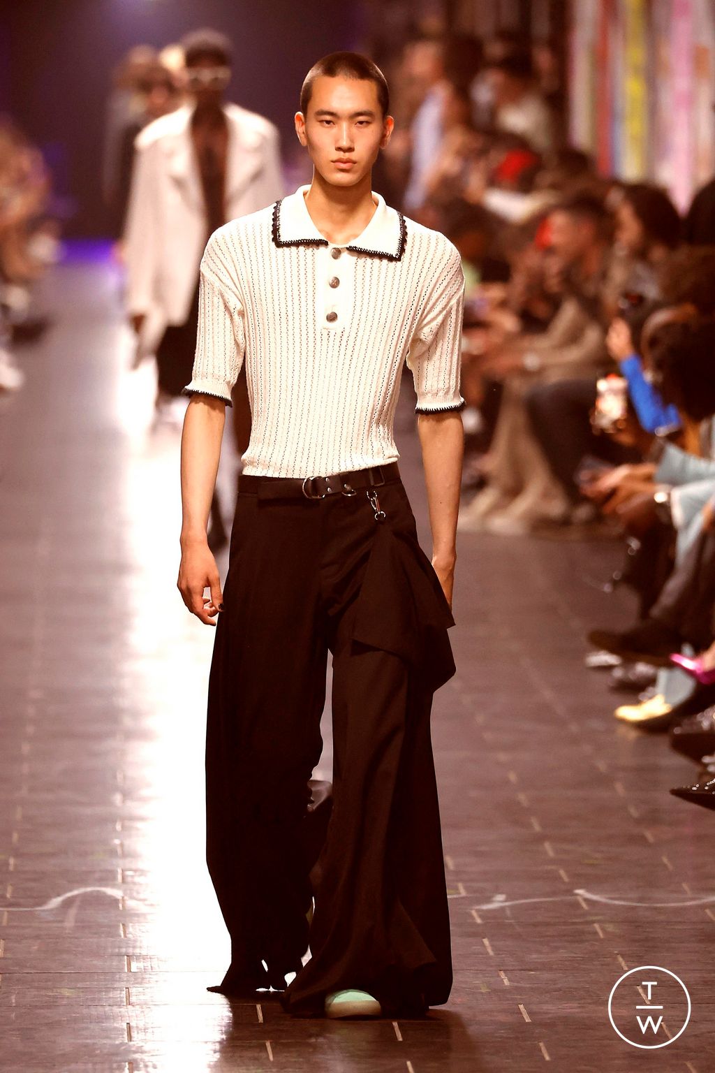 Fashion Week Milan Spring/Summer 2025 look 32 from the John Richmond collection menswear