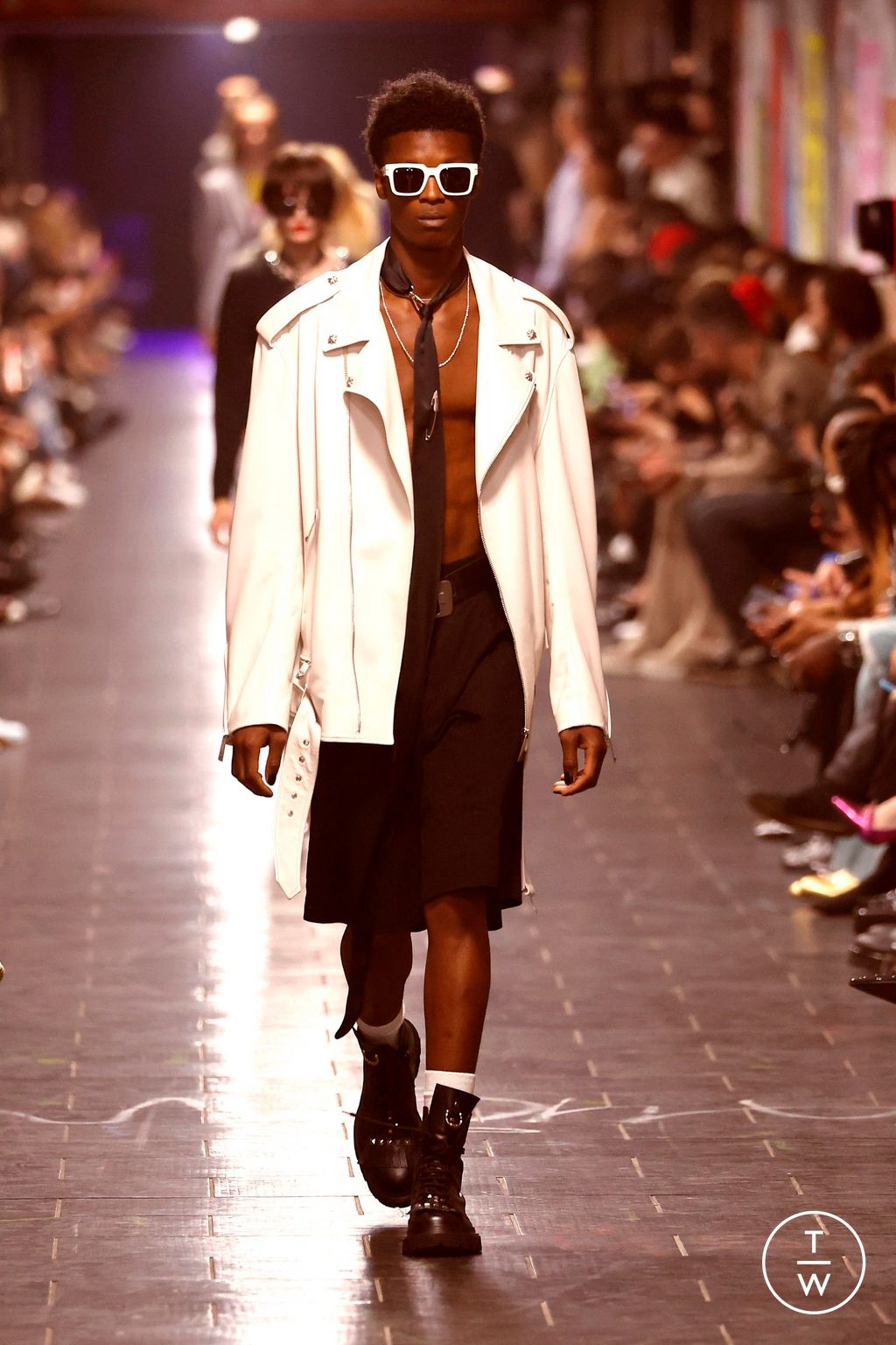 Fashion Week Milan Spring/Summer 2025 look 33 from the John Richmond collection menswear