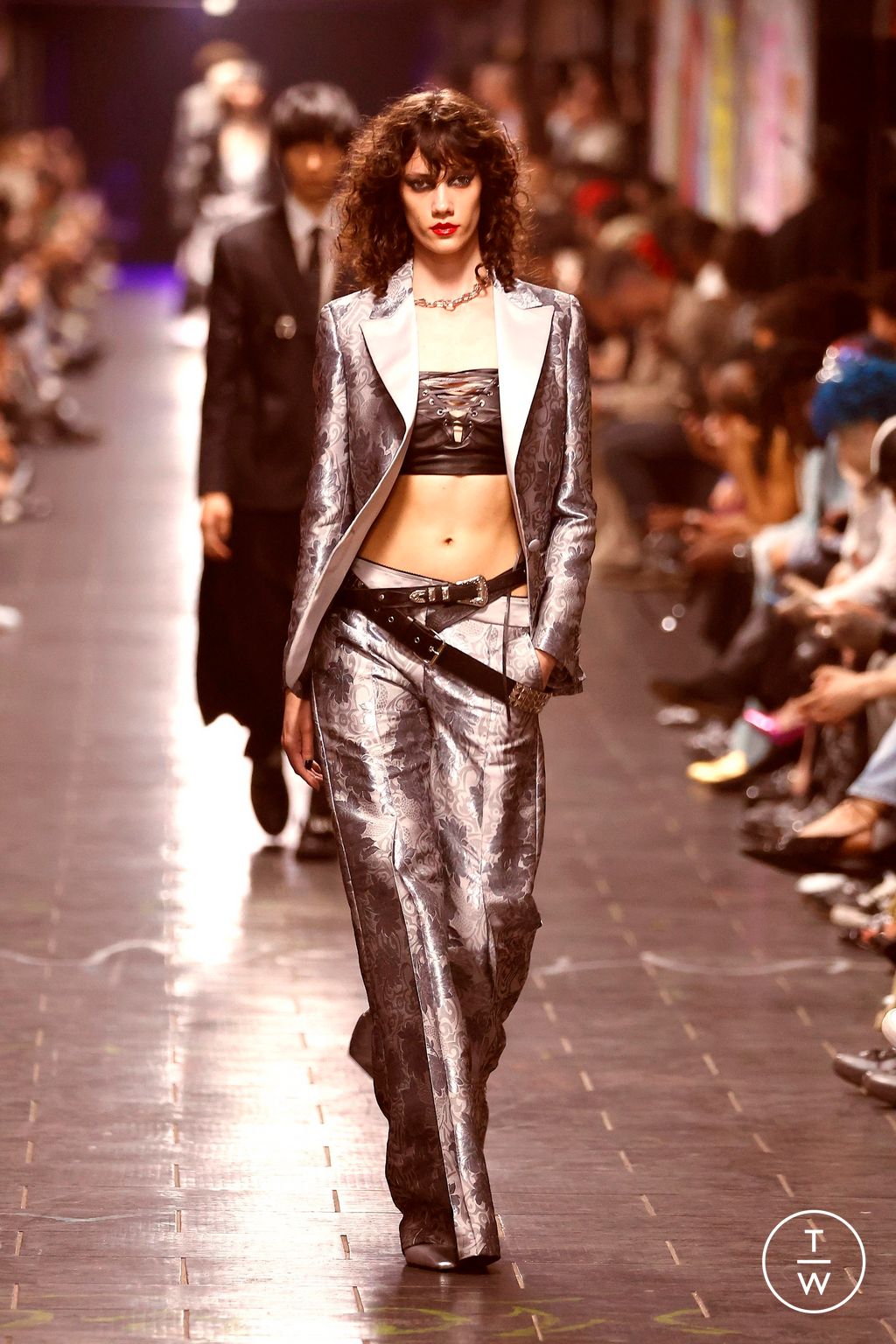 Fashion Week Milan Spring/Summer 2025 look 39 from the John Richmond collection menswear