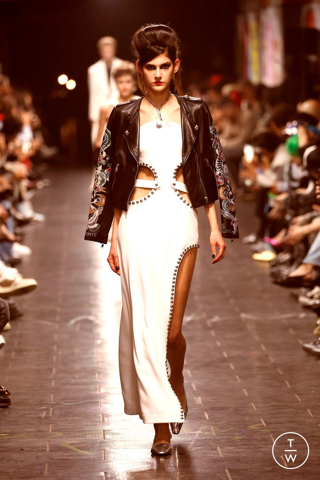 Fashion Week Milan Spring/Summer 2025 look 44 from the John Richmond collection menswear