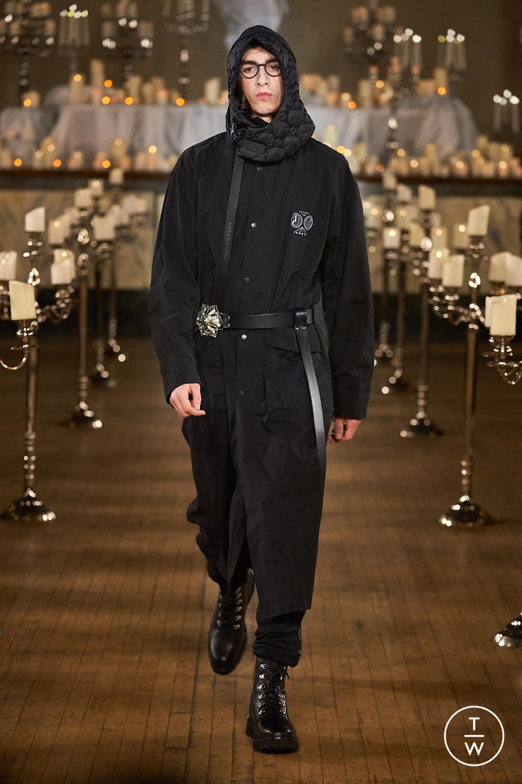 Fashion Week London Fall/Winter 2020 look 3 from the Jordanluca collection menswear