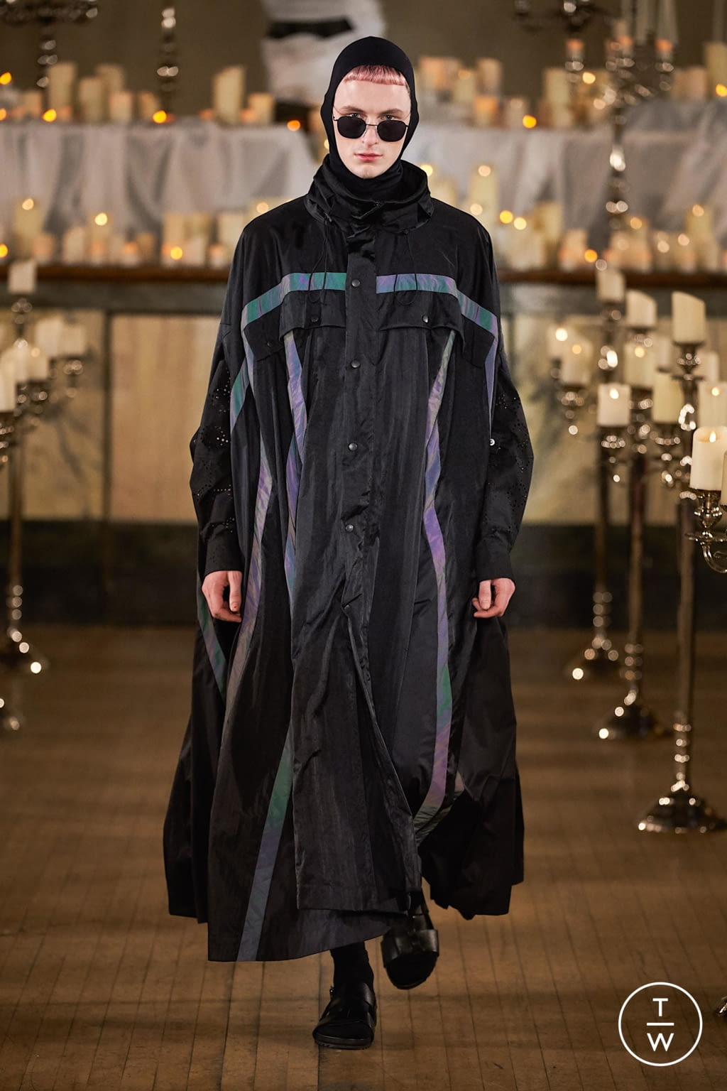 Fashion Week London Fall/Winter 2020 look 13 from the Jordanluca collection menswear