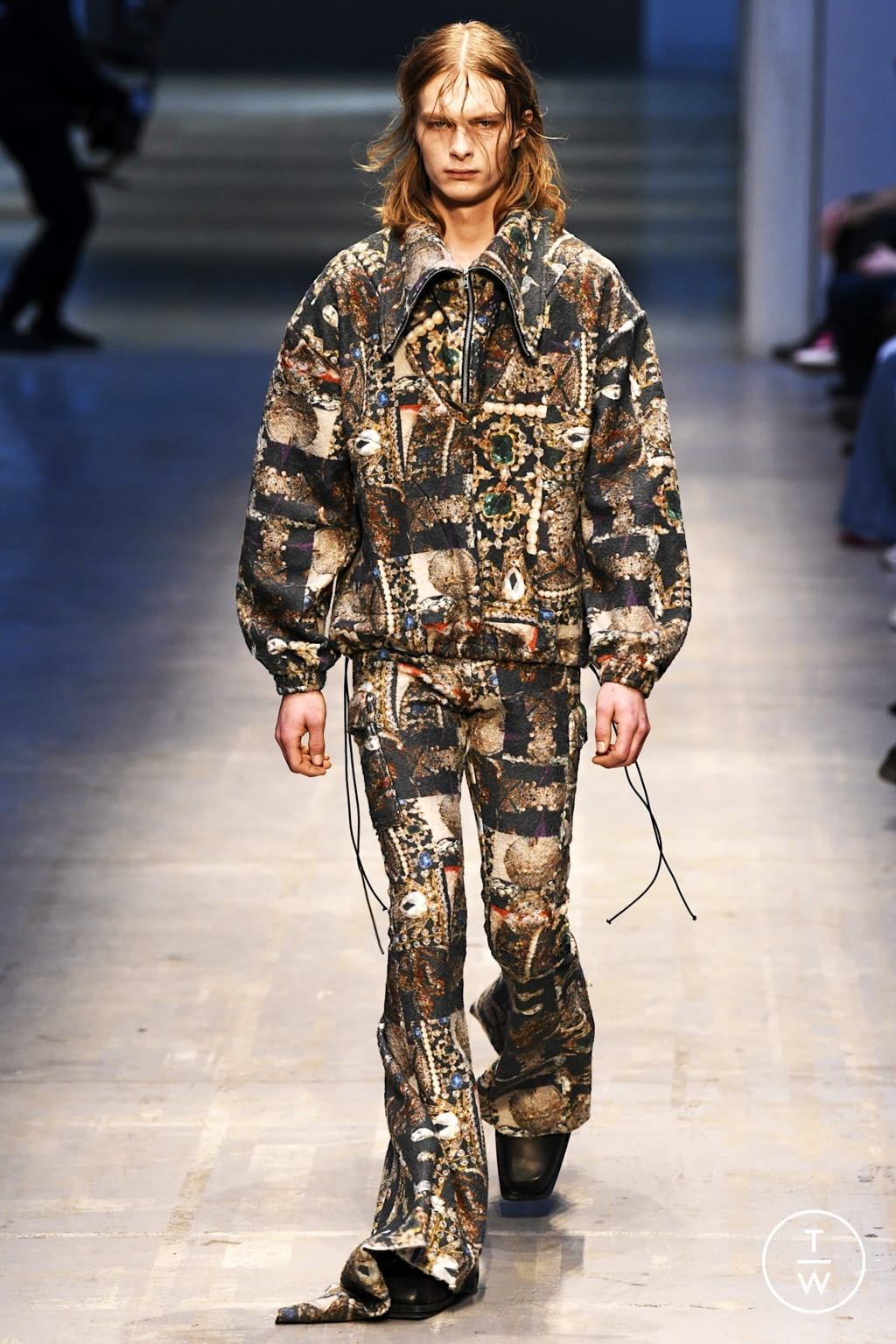 Fashion Week Milan Fall/Winter 2022 look 21 from the Jordanluca collection 男装