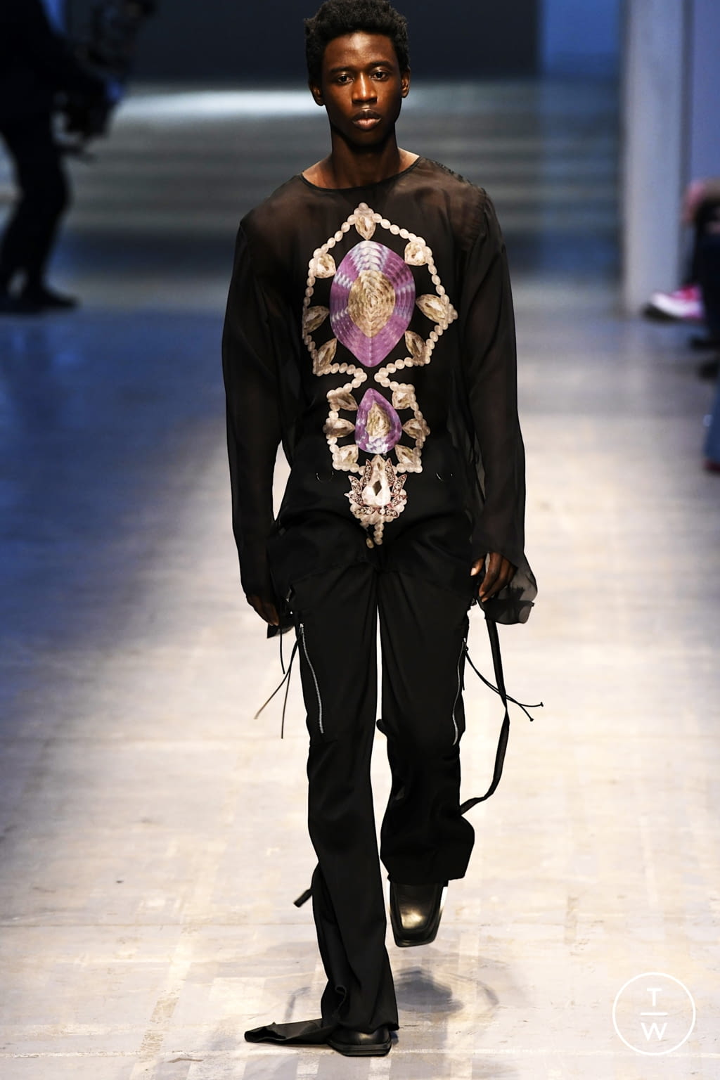 Fashion Week Milan Fall/Winter 2022 look 38 from the Jordanluca collection 男装