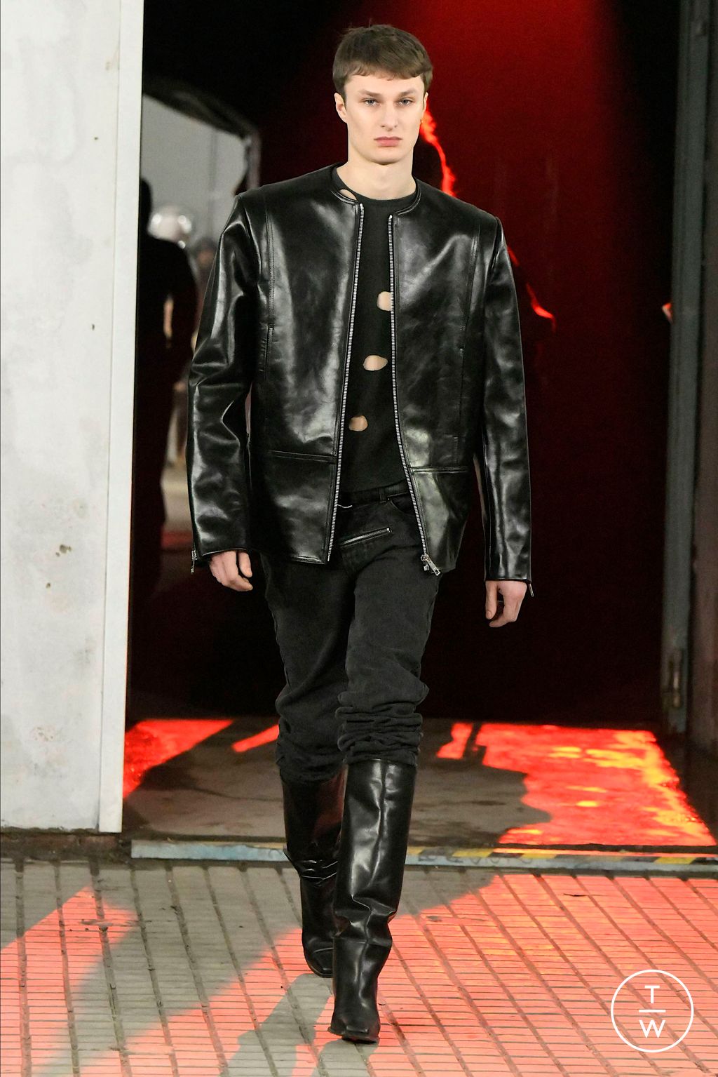 Fashion Week Milan Fall/Winter 2024 look 20 from the Jordanluca collection 男装