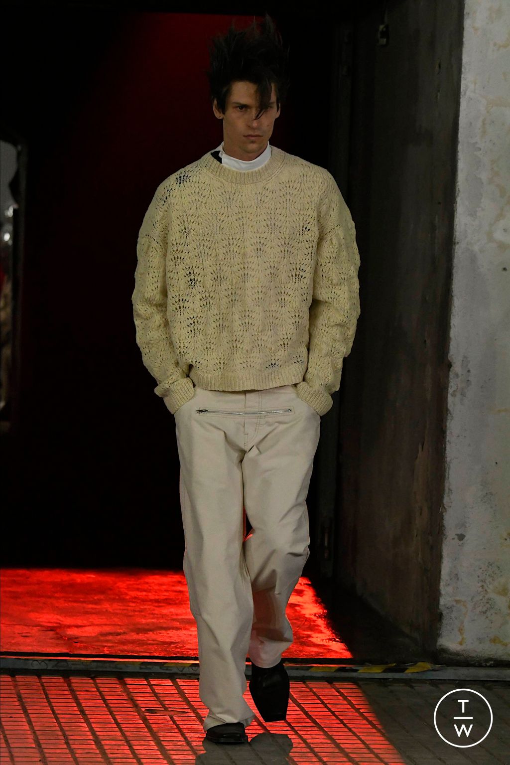 Fashion Week Milan Fall/Winter 2024 look 47 from the Jordanluca collection menswear