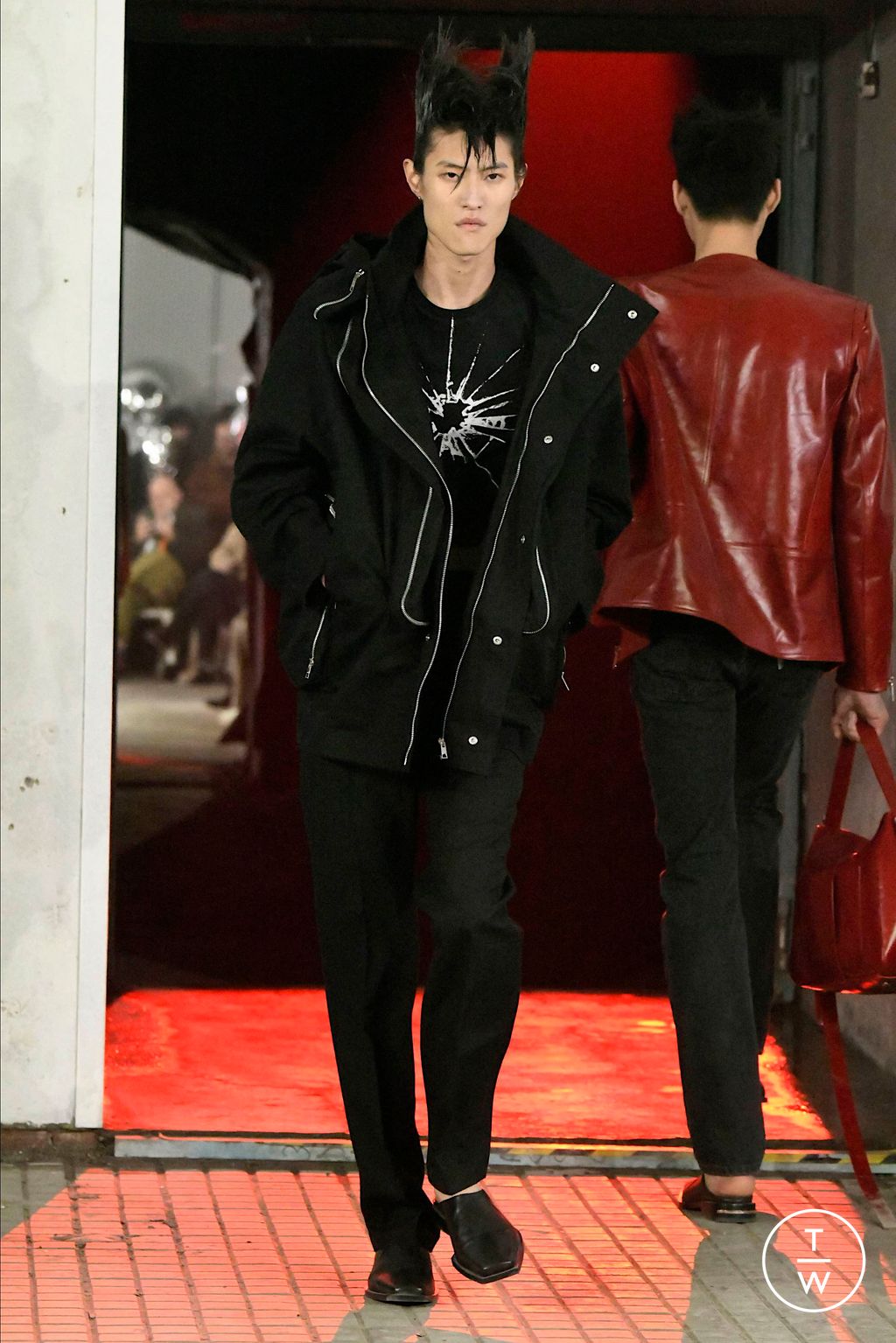 Fashion Week Milan Fall/Winter 2024 look 54 from the Jordanluca collection 男装
