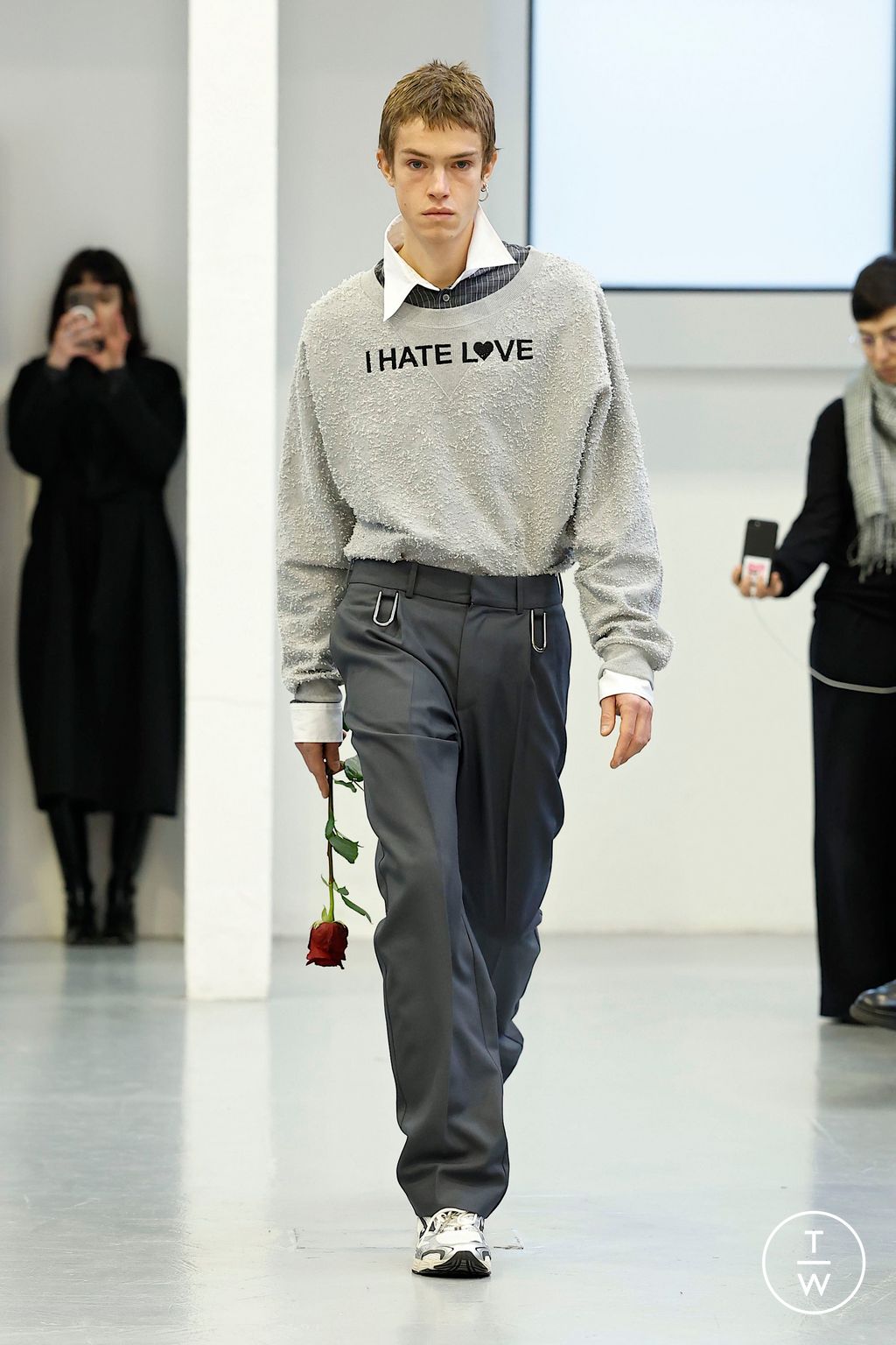 Fashion Week Milan Fall/Winter 2025 look 5 from the Jordanluca collection 男装