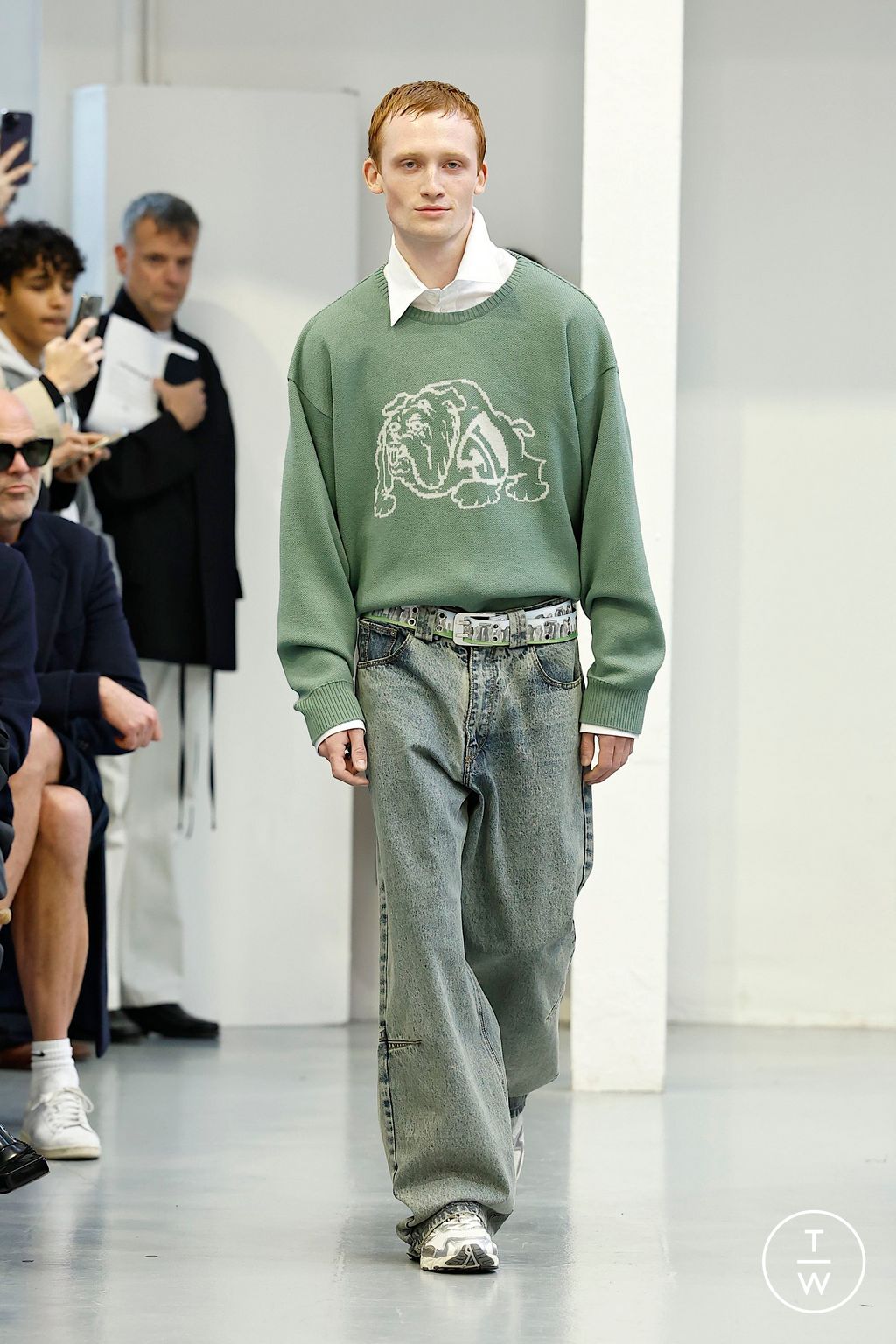 Fashion Week Milan Fall/Winter 2025 look 9 de la collection Jordanluca menswear