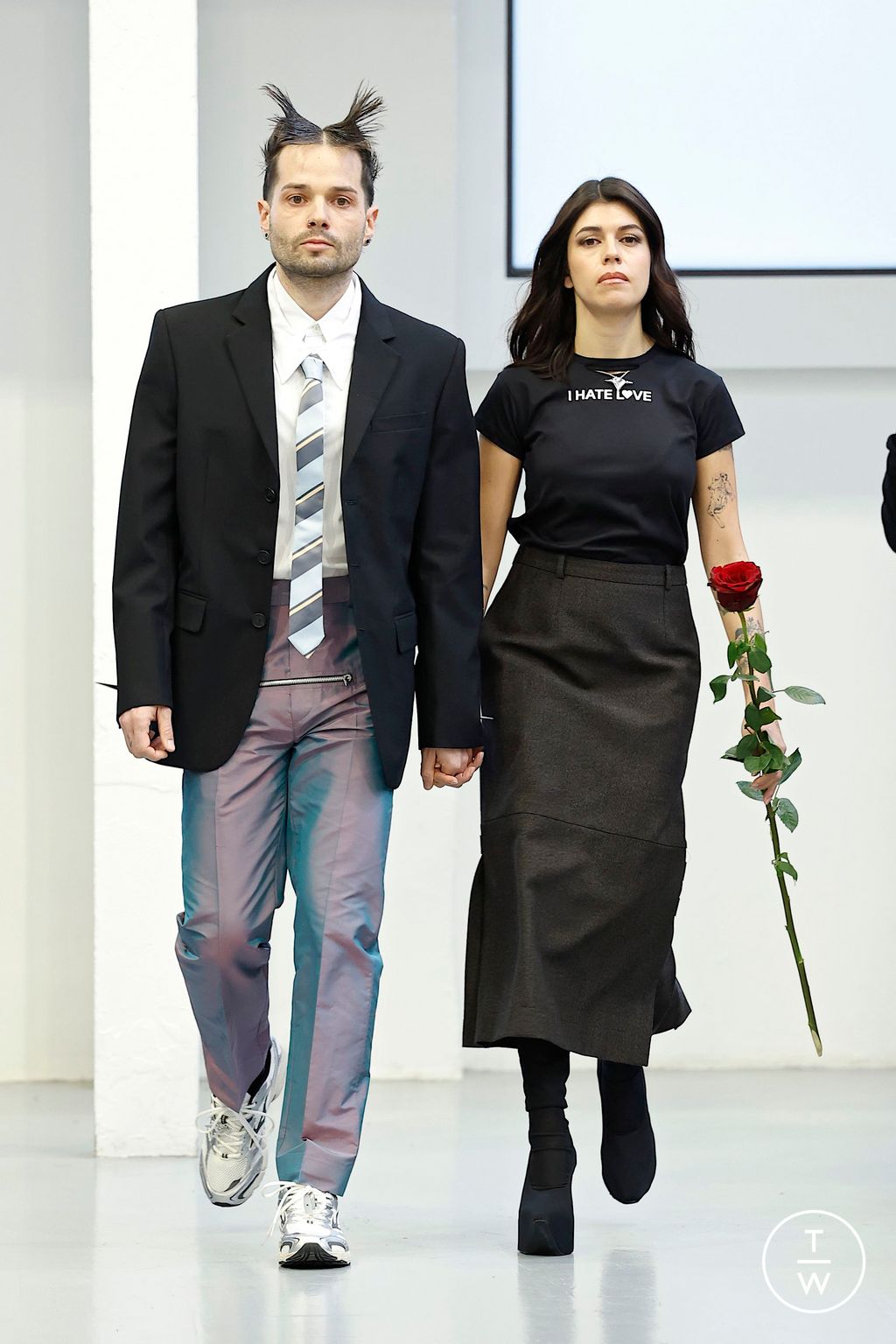 Fashion Week Milan Fall/Winter 2025 look 36 from the Jordanluca collection menswear