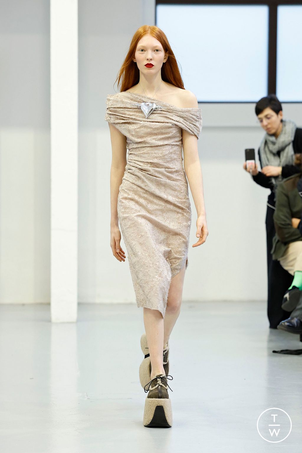 Fashion Week Milan Fall/Winter 2025 look 50 from the Jordanluca collection 男装