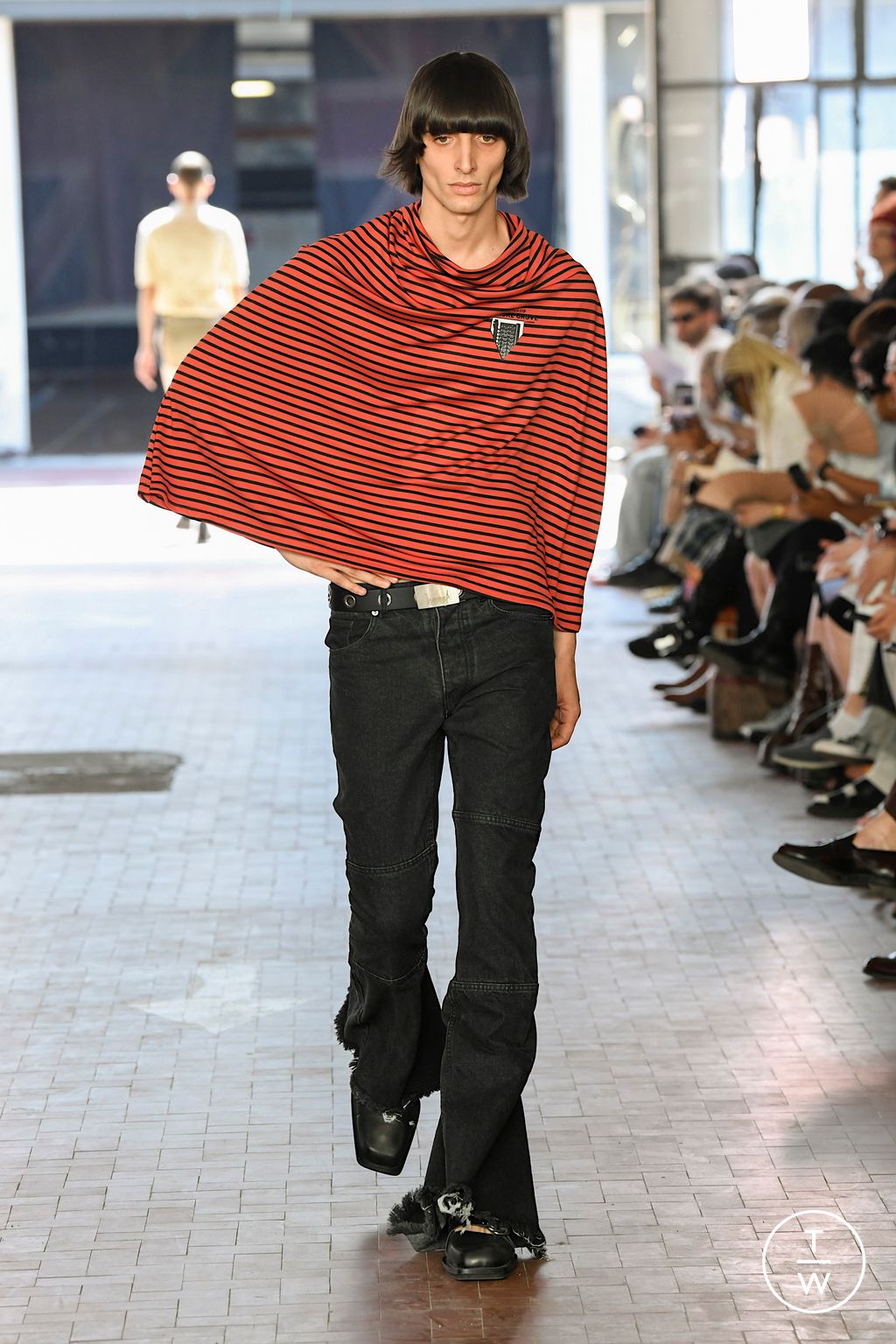 Fashion Week Milan Spring/Summer 2023 look 6 from the Jordanluca collection menswear