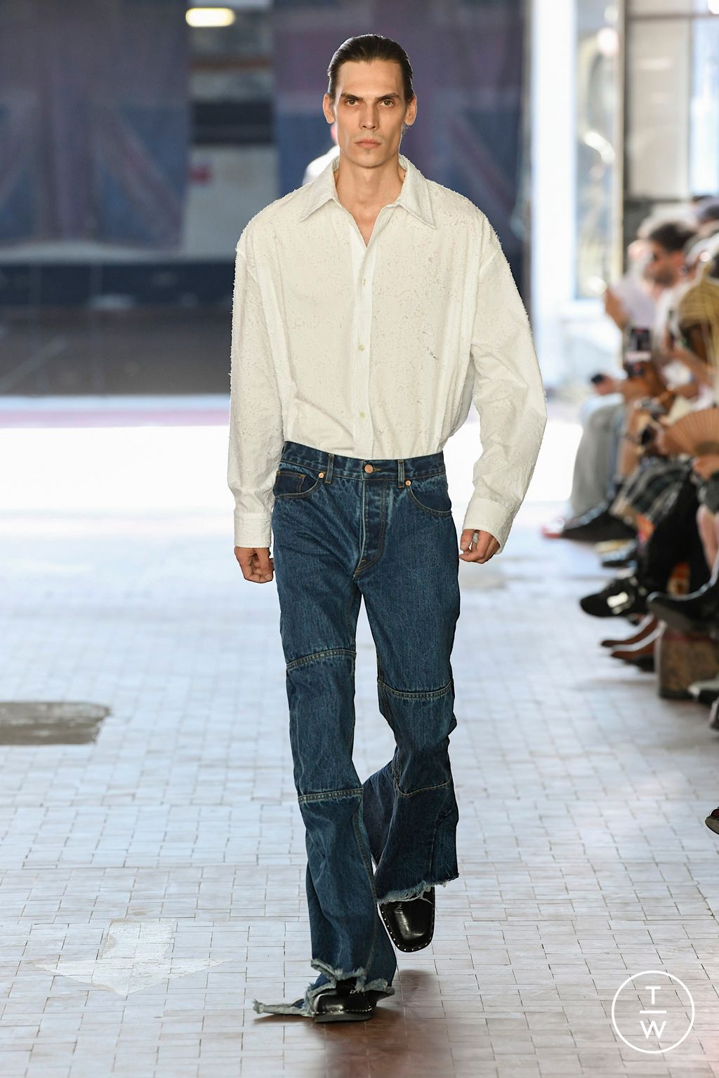 Fashion Week Milan Spring/Summer 2023 look 7 from the Jordanluca collection 男装