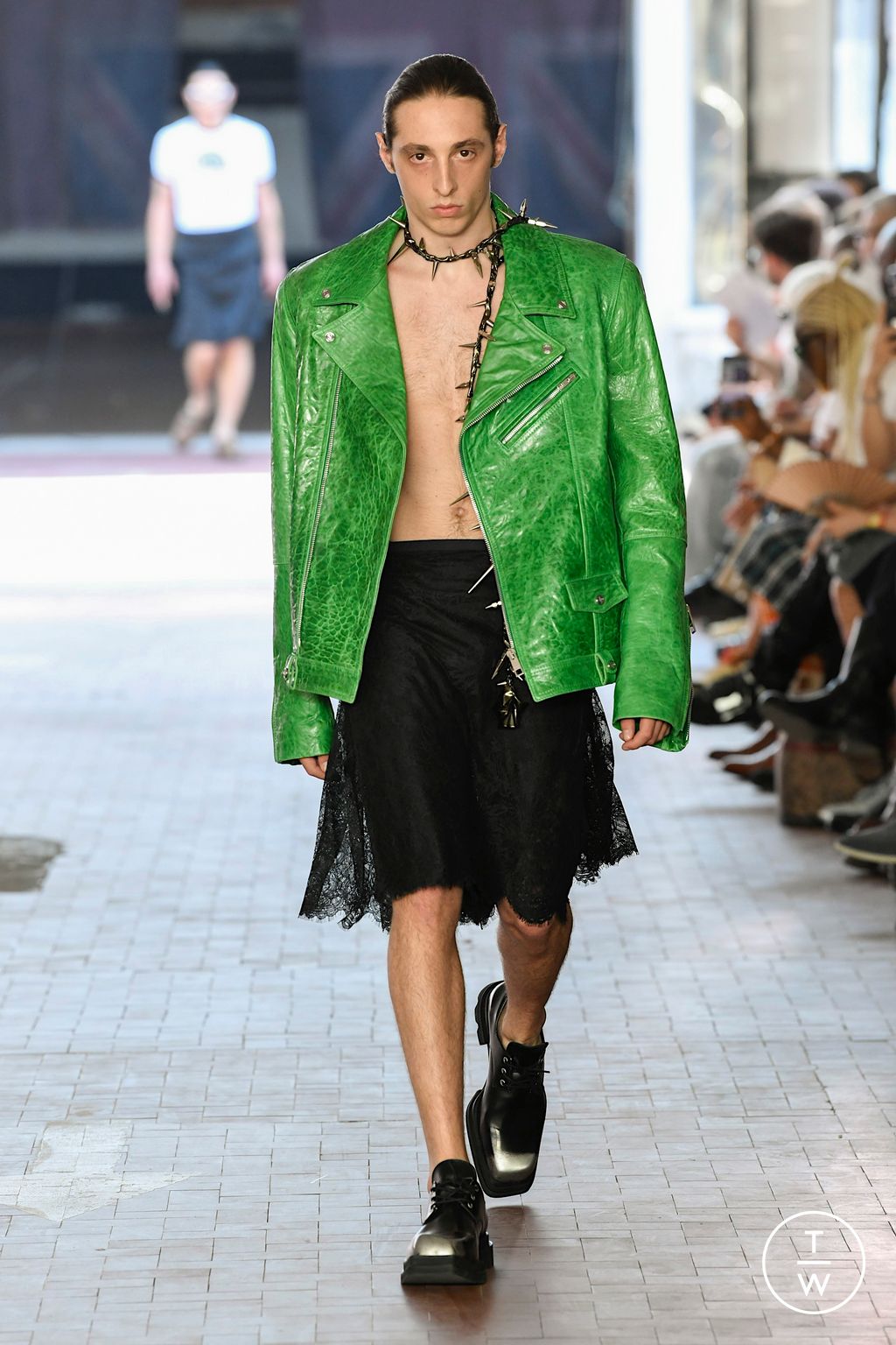 Fashion Week Milan Spring/Summer 2023 look 12 from the Jordanluca collection menswear