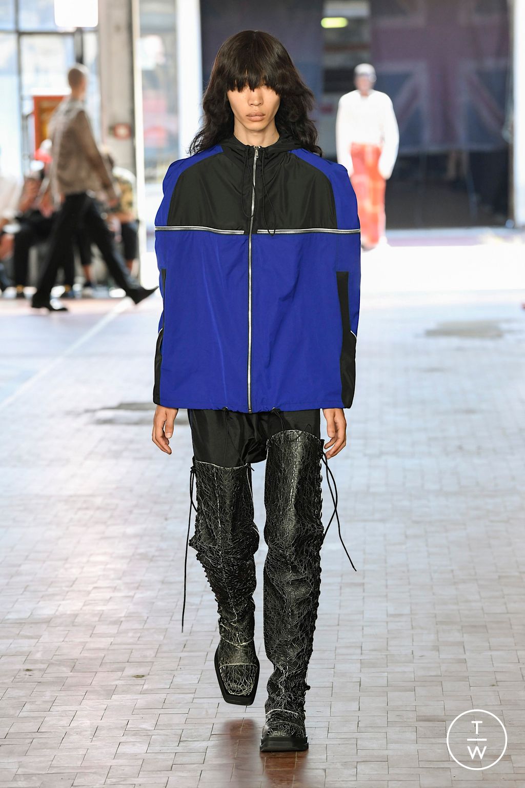 Fashion Week Milan Spring/Summer 2023 look 17 from the Jordanluca collection menswear