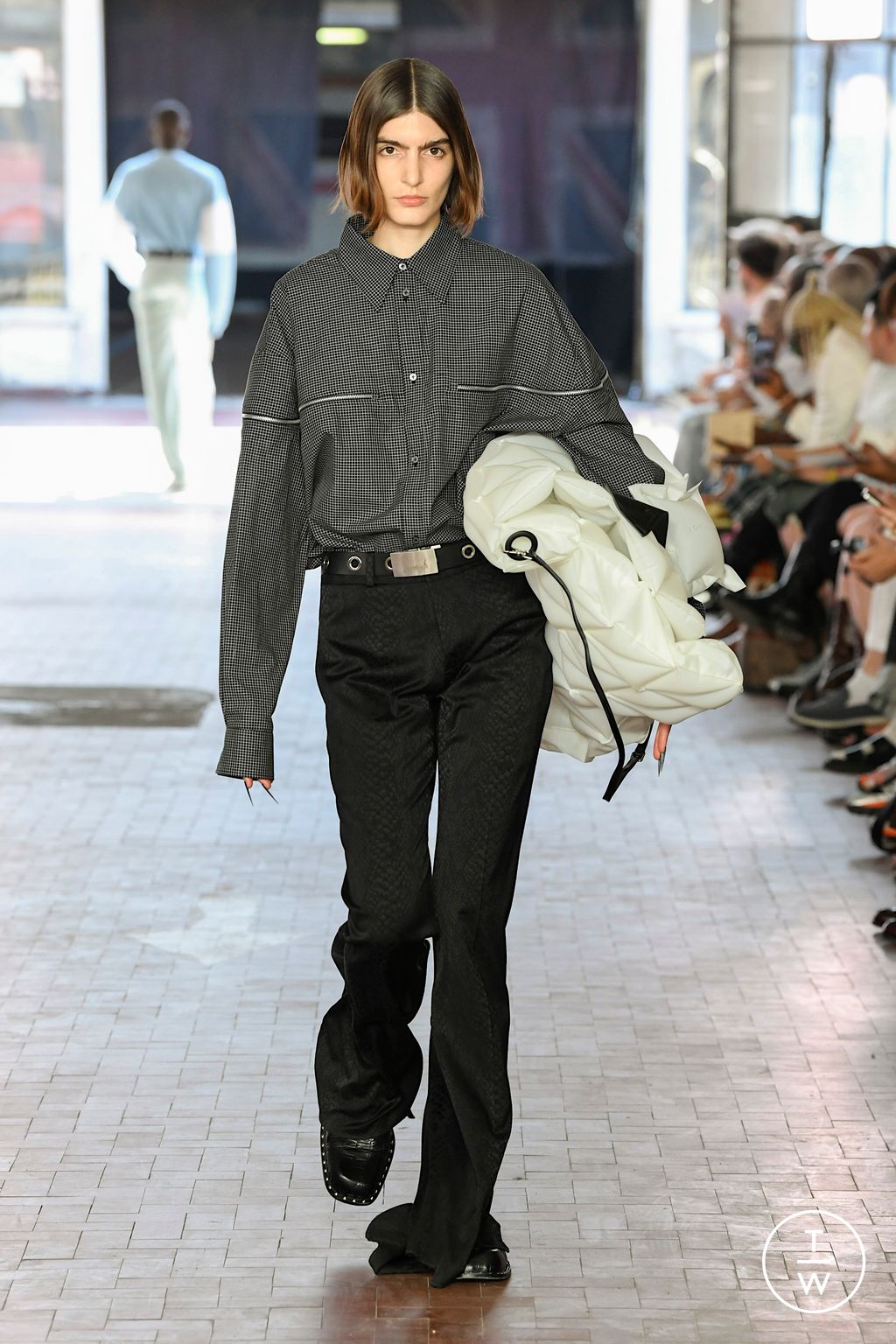 Fashion Week Milan Spring/Summer 2023 look 28 from the Jordanluca collection menswear