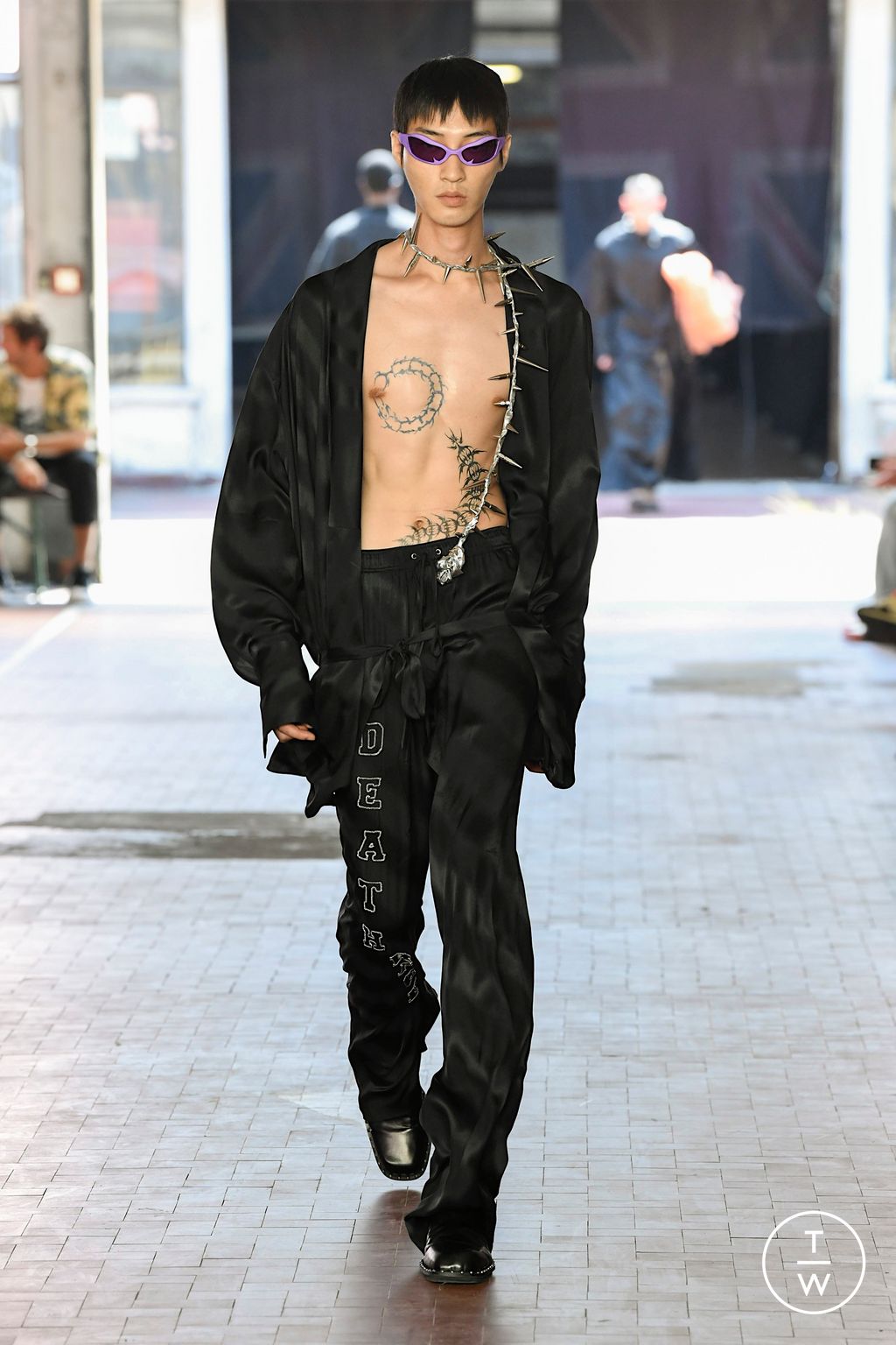 Fashion Week Milan Spring/Summer 2023 look 34 from the Jordanluca collection menswear