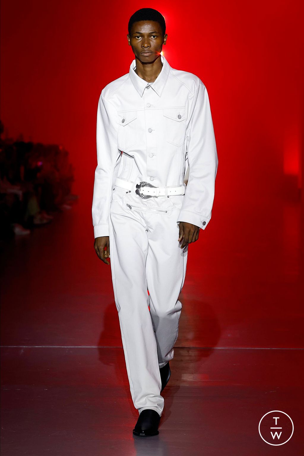 Fashion Week Milan Spring/Summer 2024 look 6 from the Jordanluca collection menswear