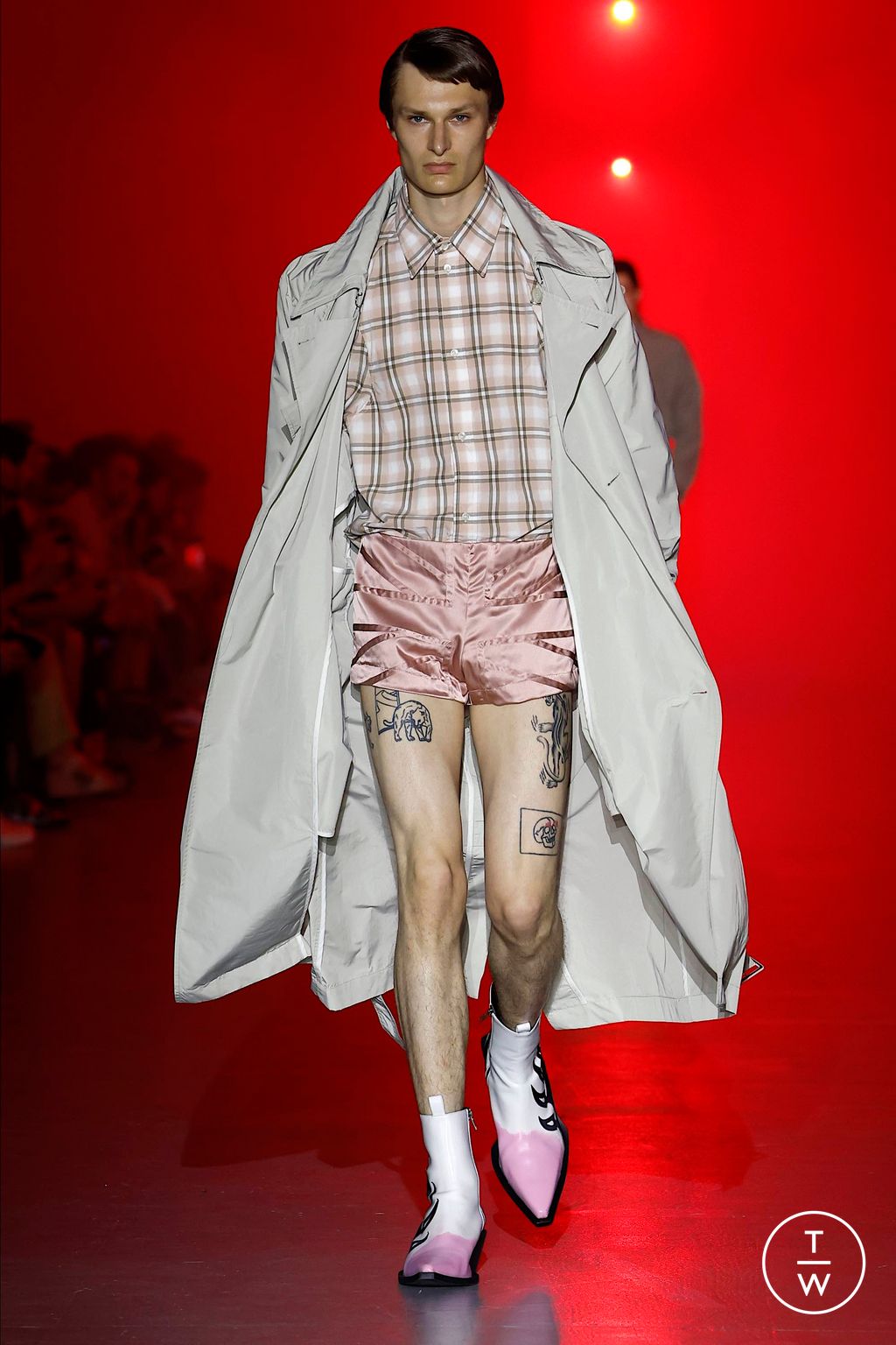Fashion Week Milan Spring/Summer 2024 look 12 from the Jordanluca collection menswear