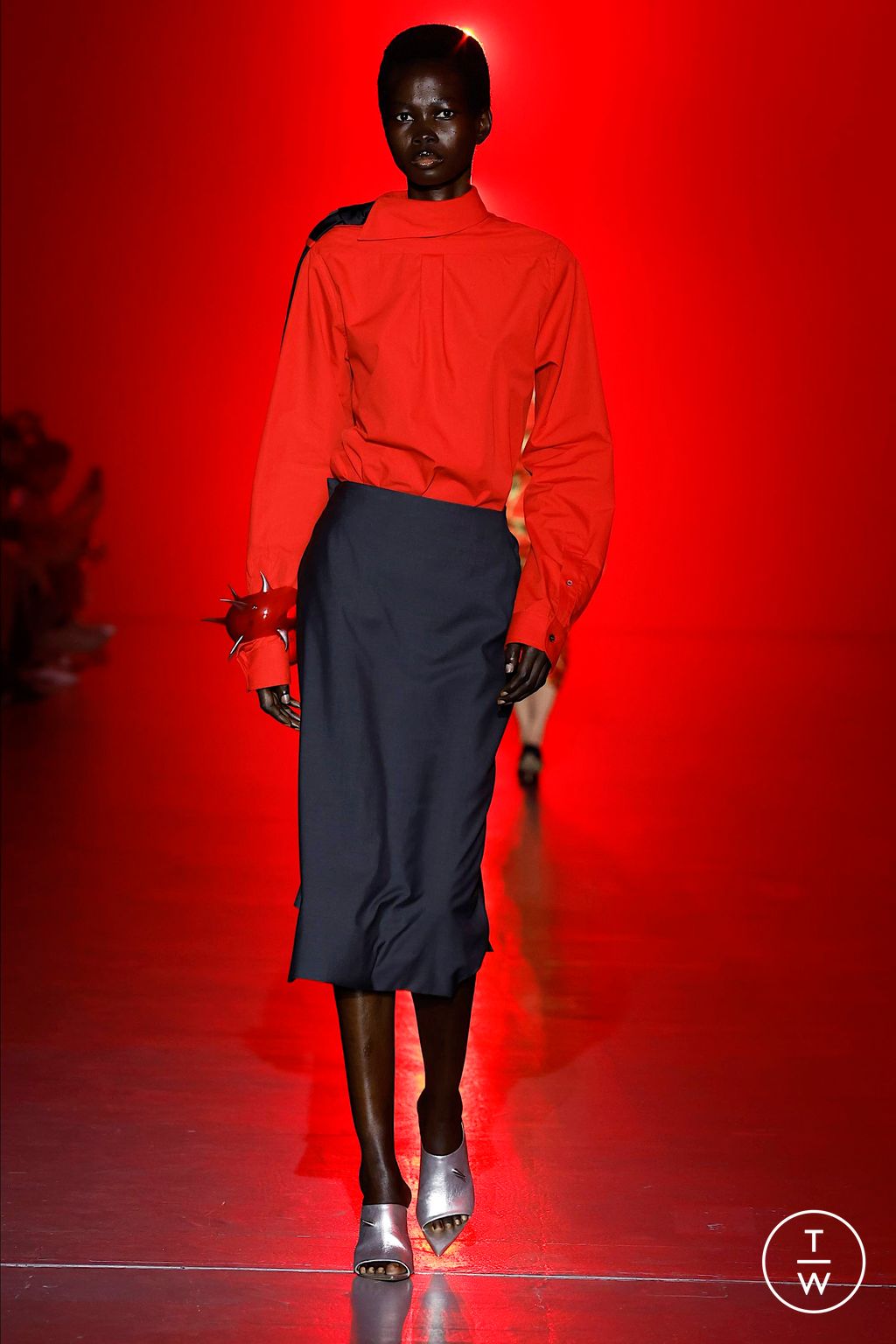 Fashion Week Milan Spring/Summer 2024 look 27 from the Jordanluca collection menswear