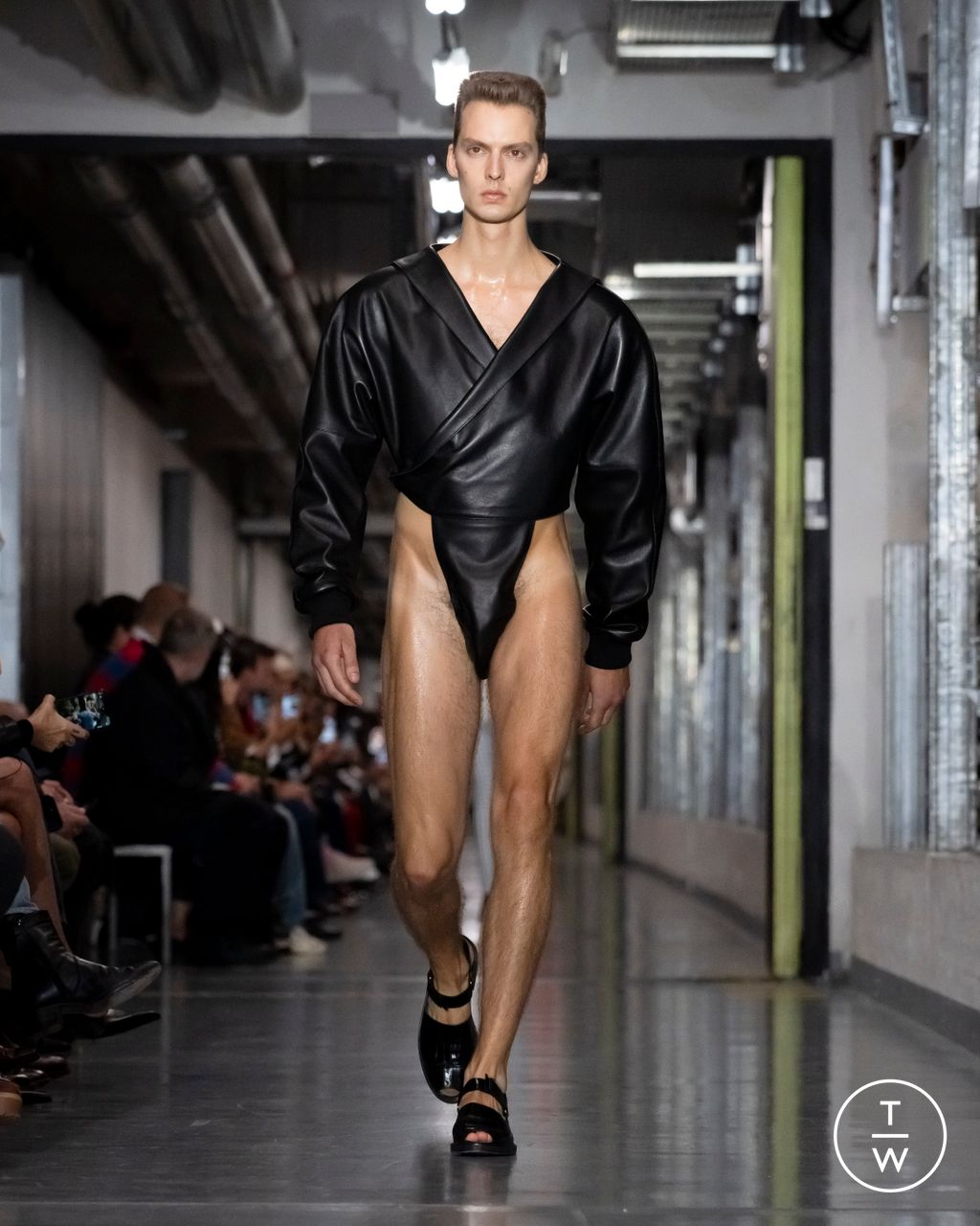 Fashion Week Paris Spring/Summer 2026 look 2 from the Jean Paul Gaultier collection womenswear