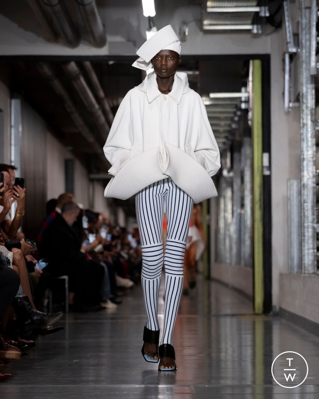 Fashion Week Paris Spring/Summer 2026 look 3 from the Jean Paul Gaultier collection womenswear