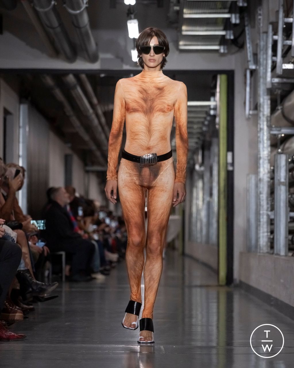 Fashion Week Paris Spring/Summer 2026 look 6 from the Jean Paul Gaultier collection womenswear