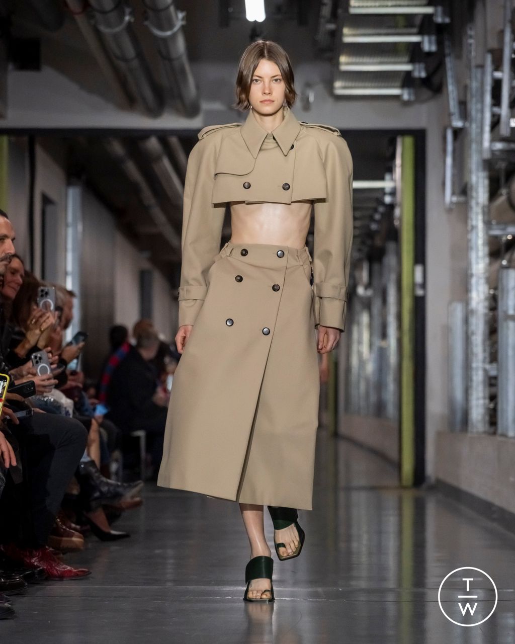 Fashion Week Paris Spring/Summer 2026 look 11 from the Jean Paul Gaultier collection womenswear