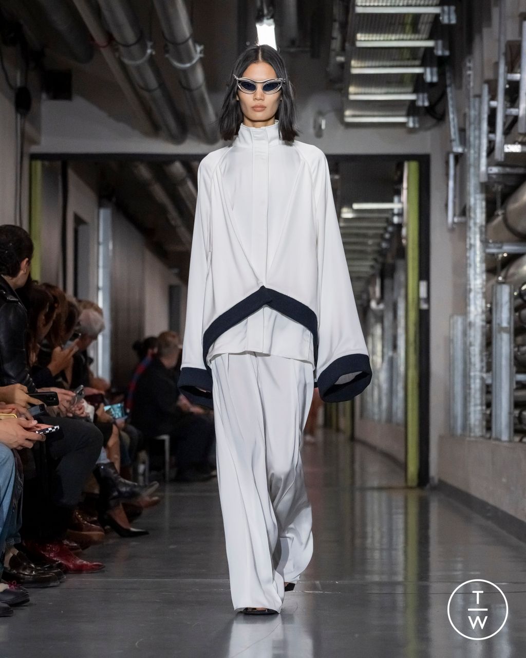 Fashion Week Paris Spring/Summer 2026 look 14 from the Jean Paul Gaultier collection womenswear