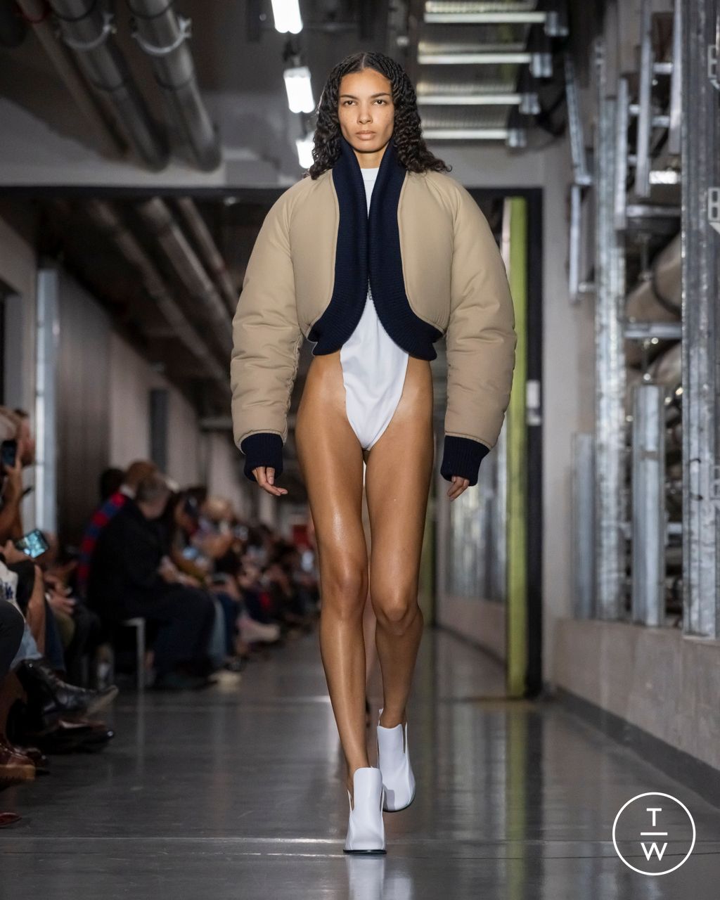 Fashion Week Paris Spring/Summer 2026 look 18 from the Jean Paul Gaultier collection womenswear