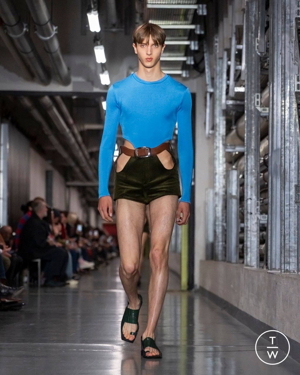 Fashion Week Paris Spring/Summer 2026 look 23 from the Jean Paul Gaultier collection womenswear