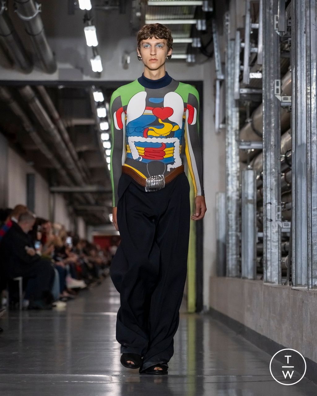 Fashion Week Paris Spring/Summer 2026 look 30 from the Jean Paul Gaultier collection womenswear