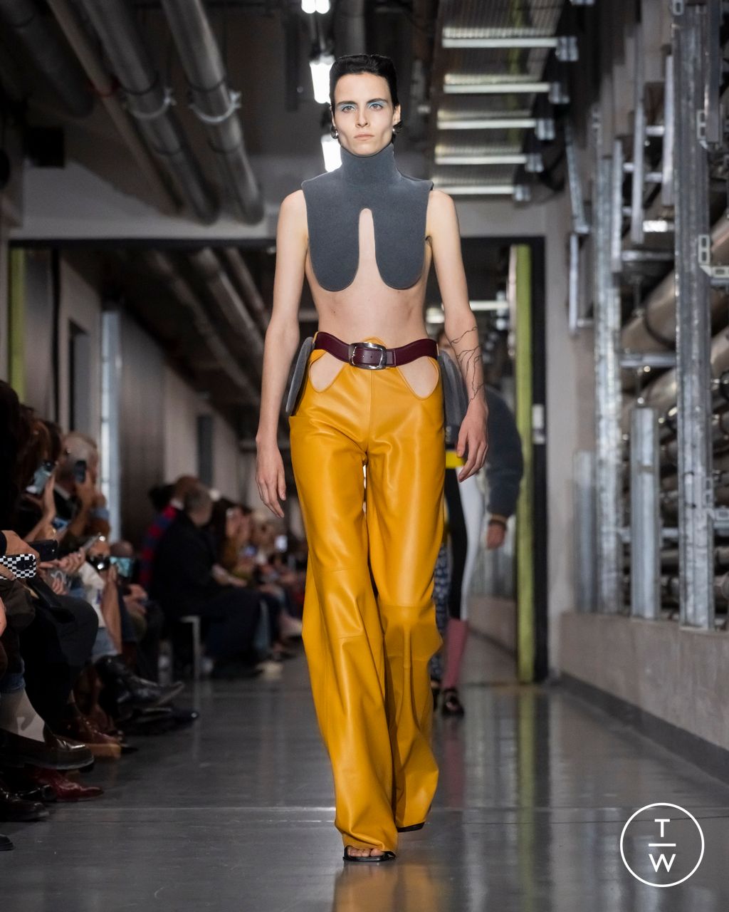 Fashion Week Paris Spring/Summer 2026 look 32 from the Jean Paul Gaultier collection womenswear