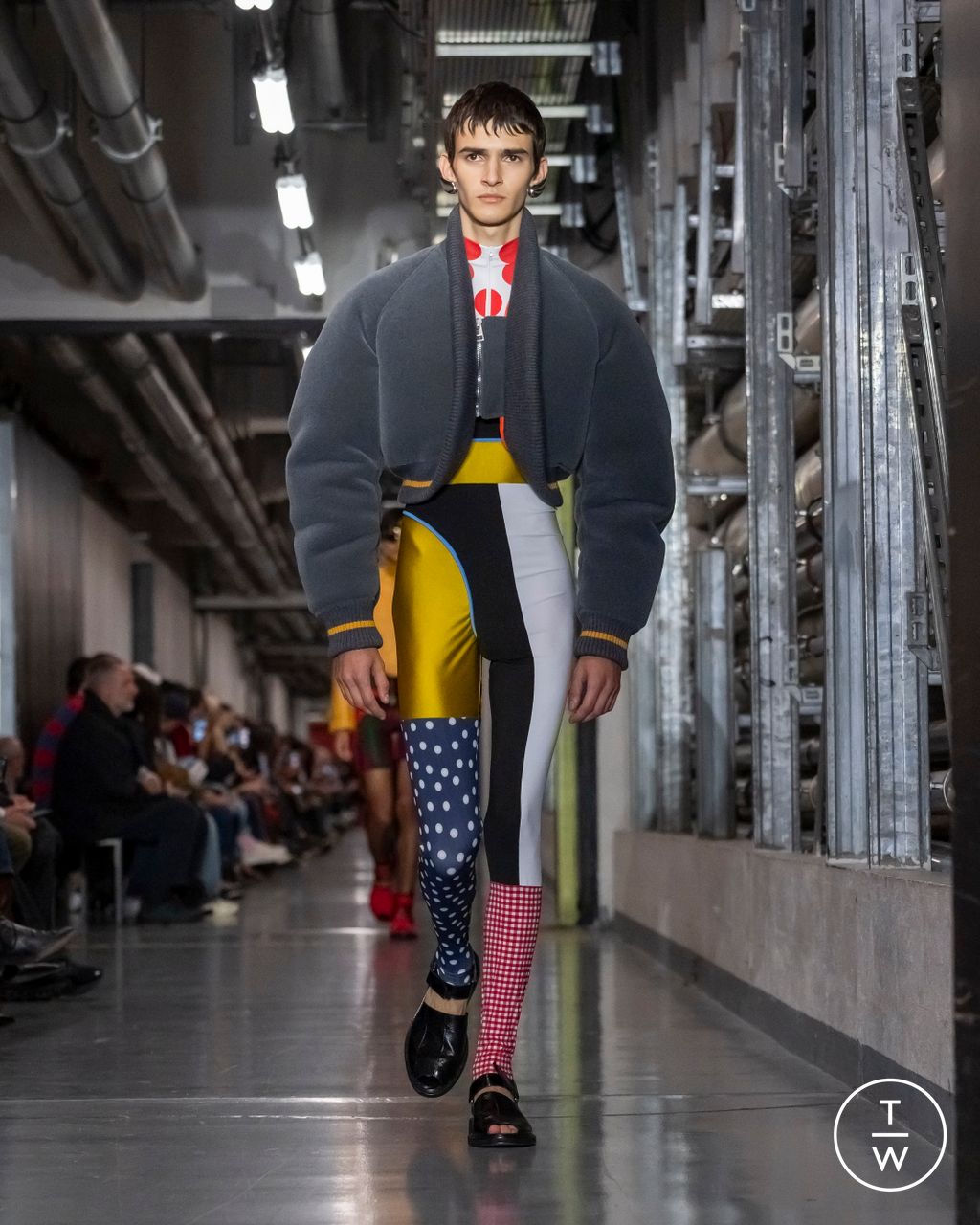 Fashion Week Paris Spring/Summer 2026 look 33 from the Jean Paul Gaultier collection womenswear