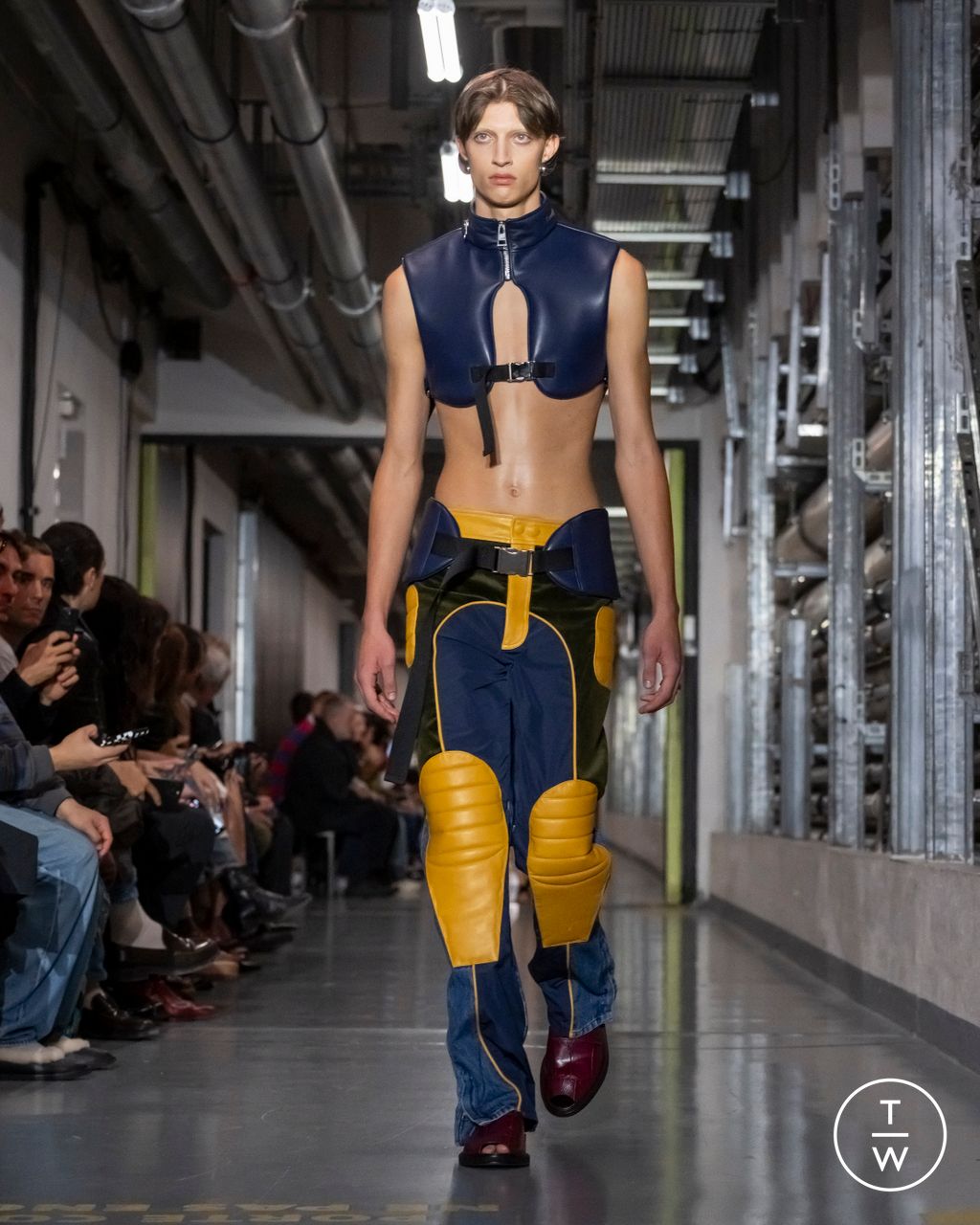 Fashion Week Paris Spring/Summer 2026 look 35 from the Jean Paul Gaultier collection womenswear