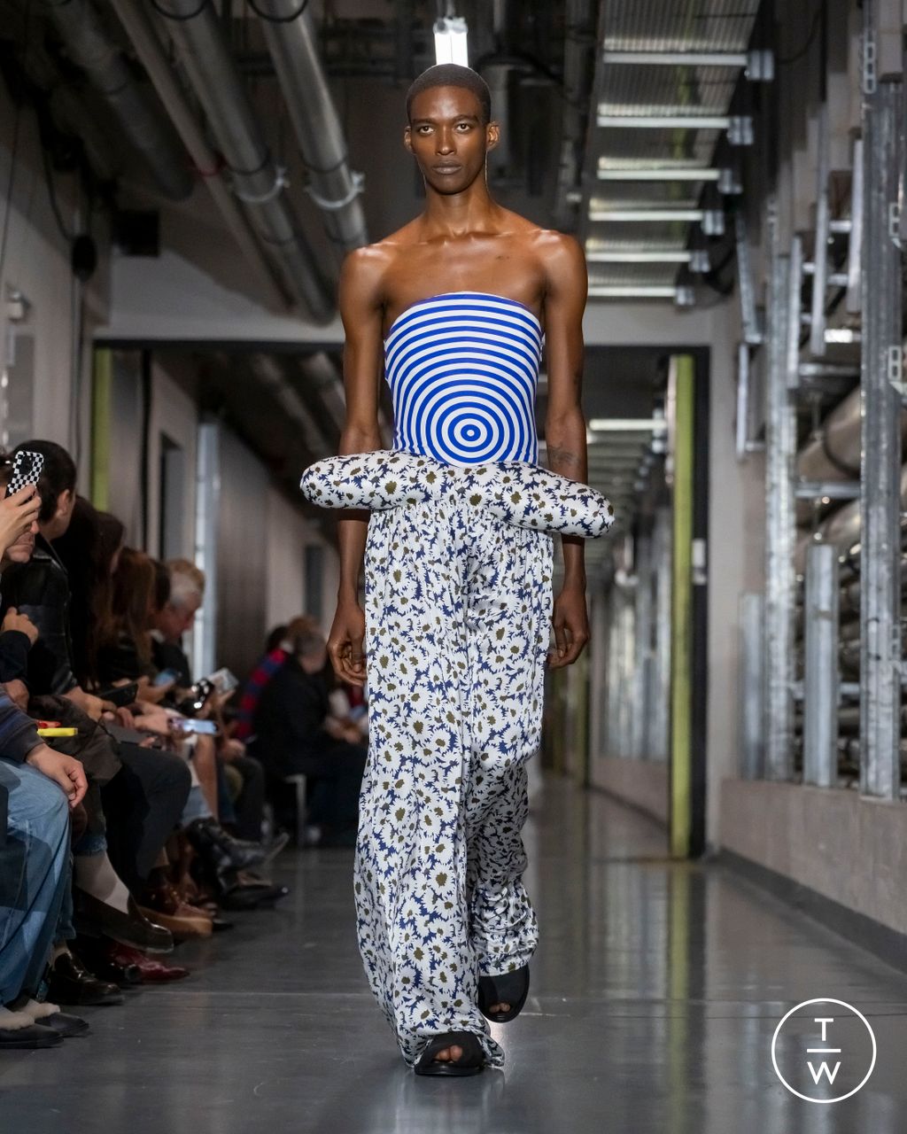 Fashion Week Paris Spring/Summer 2026 look 43 from the Jean Paul Gaultier collection womenswear