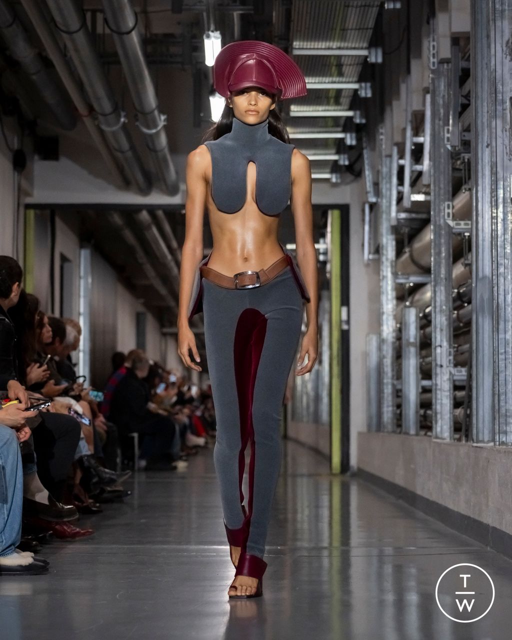 Fashion Week Paris Spring/Summer 2026 look 46 from the Jean Paul Gaultier collection womenswear