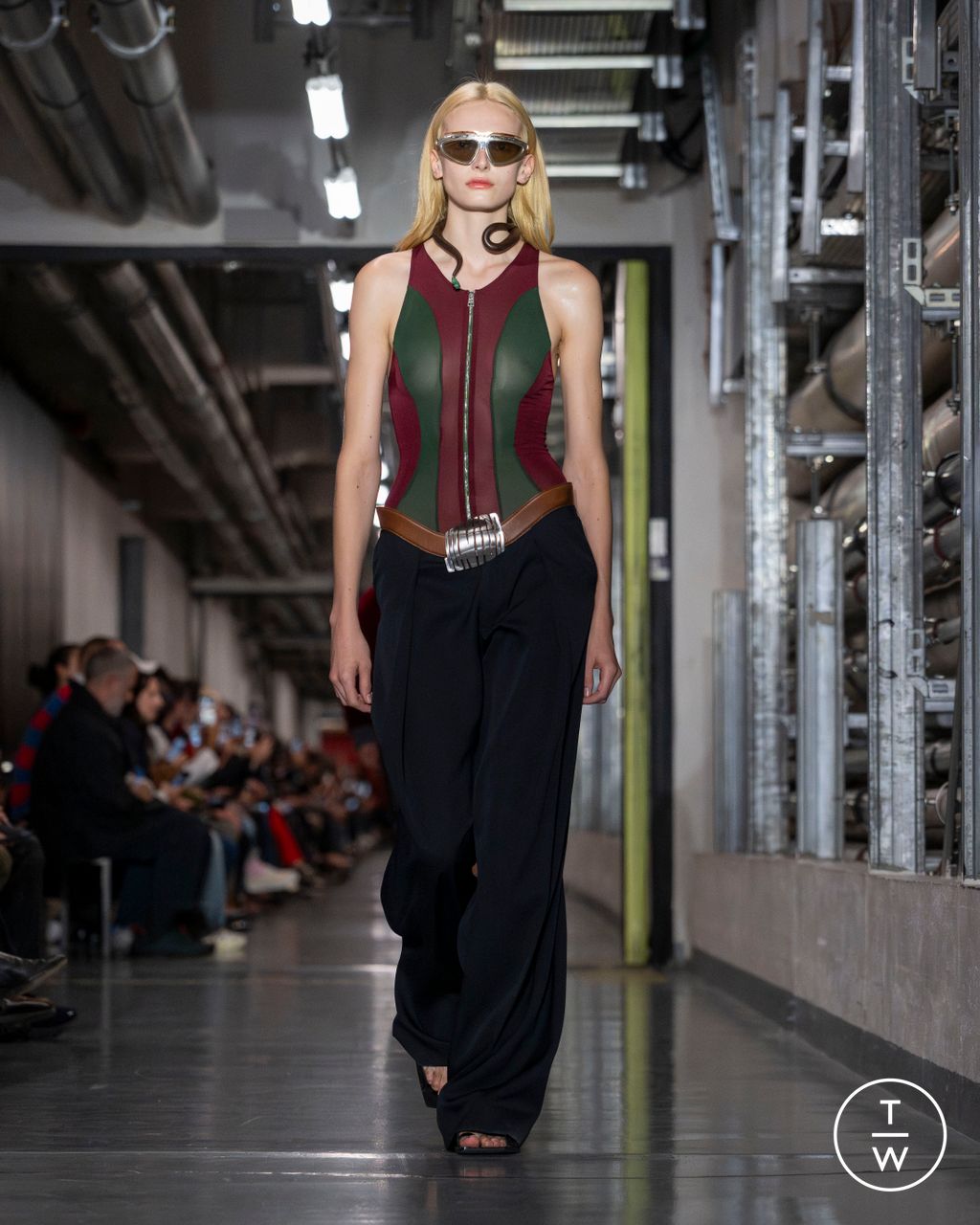 Fashion Week Paris Spring/Summer 2026 look 47 from the Jean Paul Gaultier collection womenswear