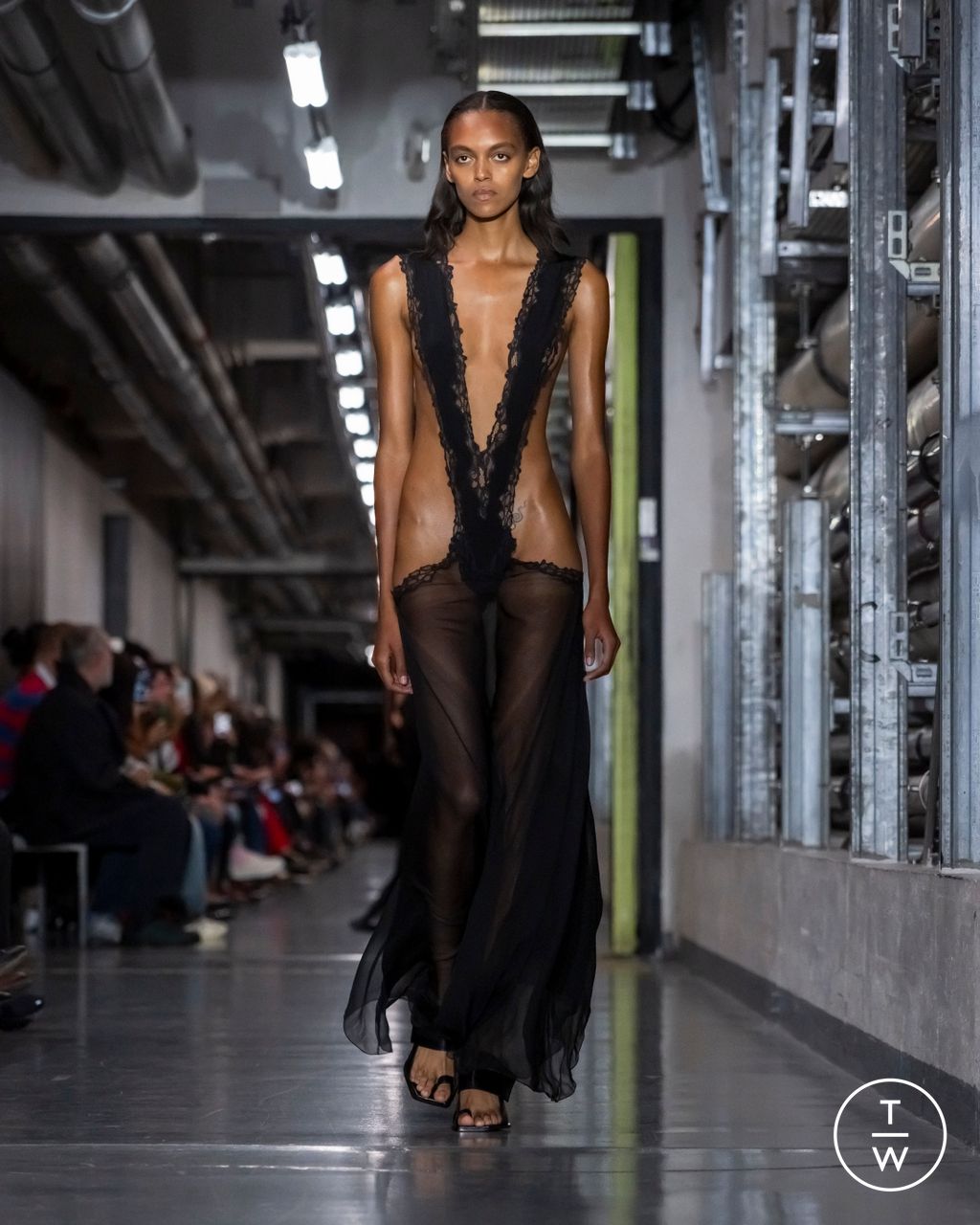 Fashion Week Paris Spring/Summer 2026 look 53 from the Jean Paul Gaultier collection womenswear