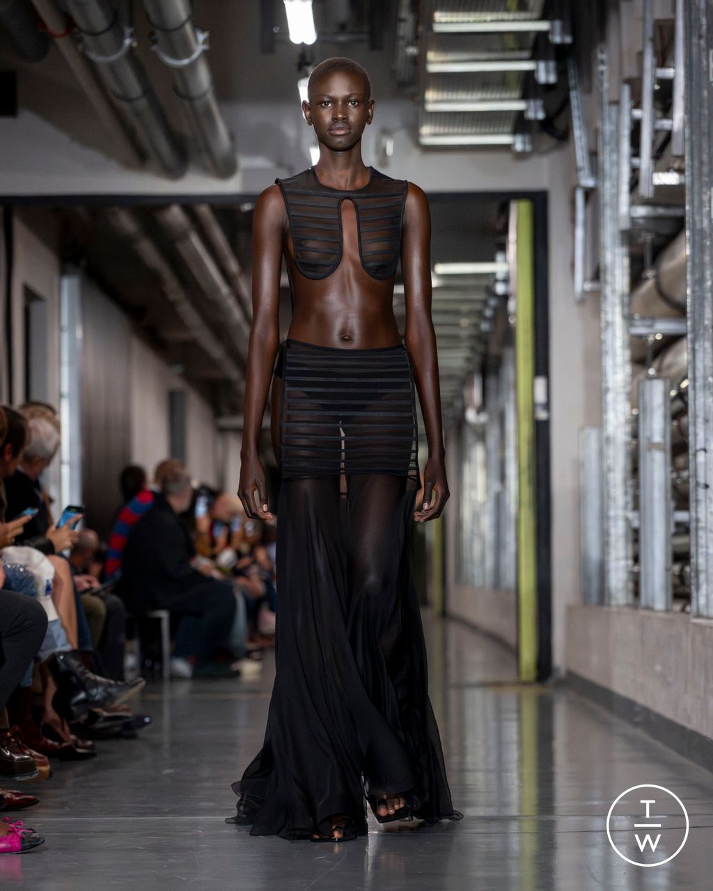 Fashion Week Paris Spring/Summer 2026 look 54 from the Jean Paul Gaultier collection womenswear