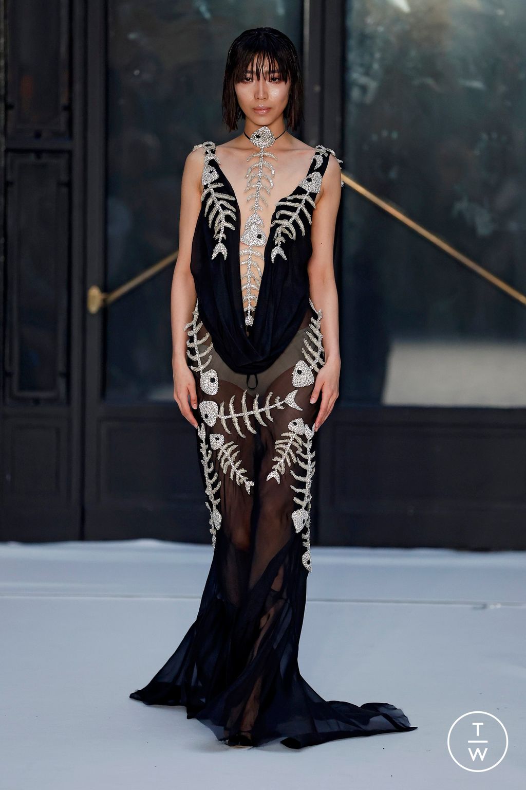 Fashion Week Paris Fall/Winter 2024 look 84 from the Juana Martin collection couture