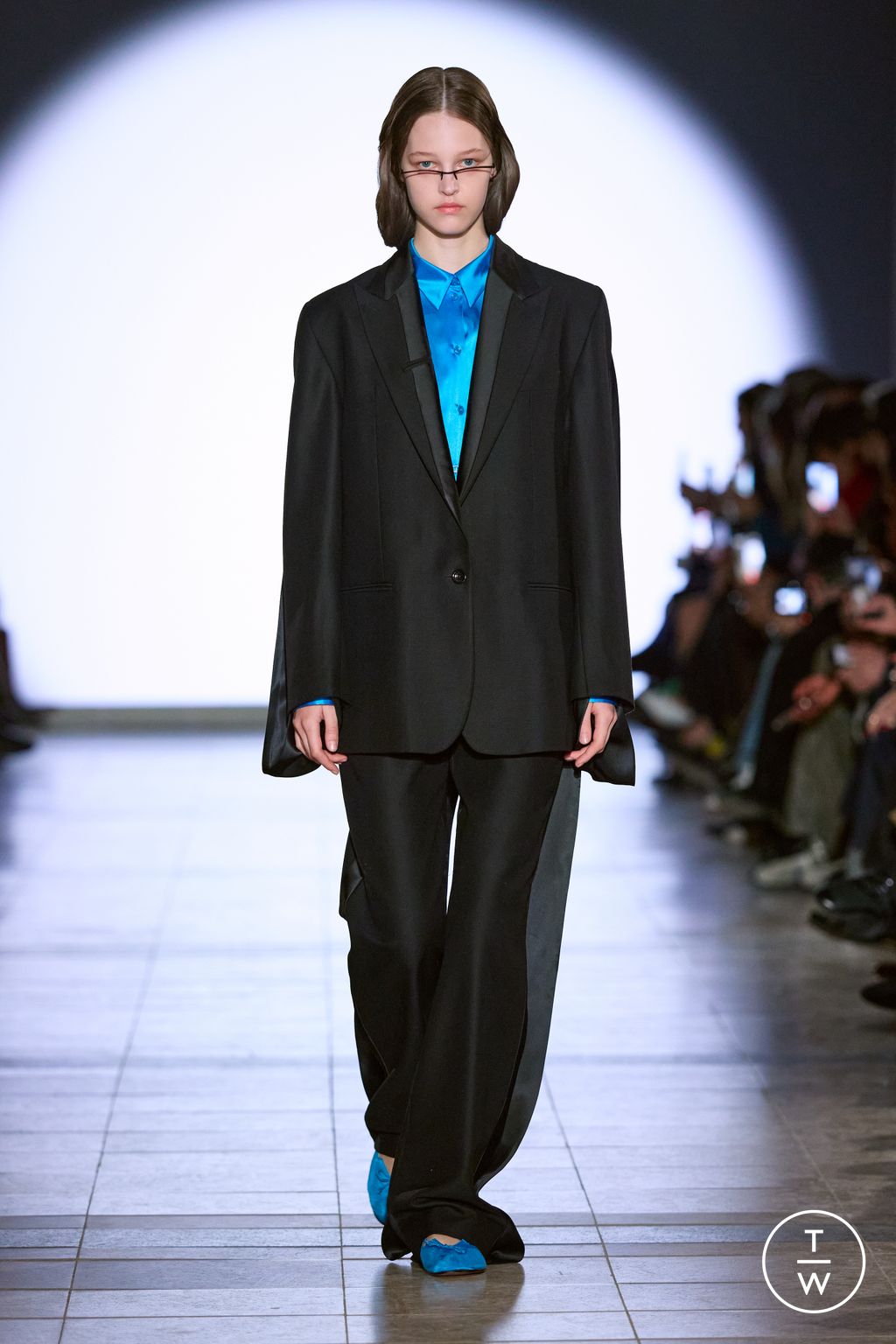 Fashion Week Paris Fall/Winter 2026 look 1 from the Julie Kegels collection womenswear