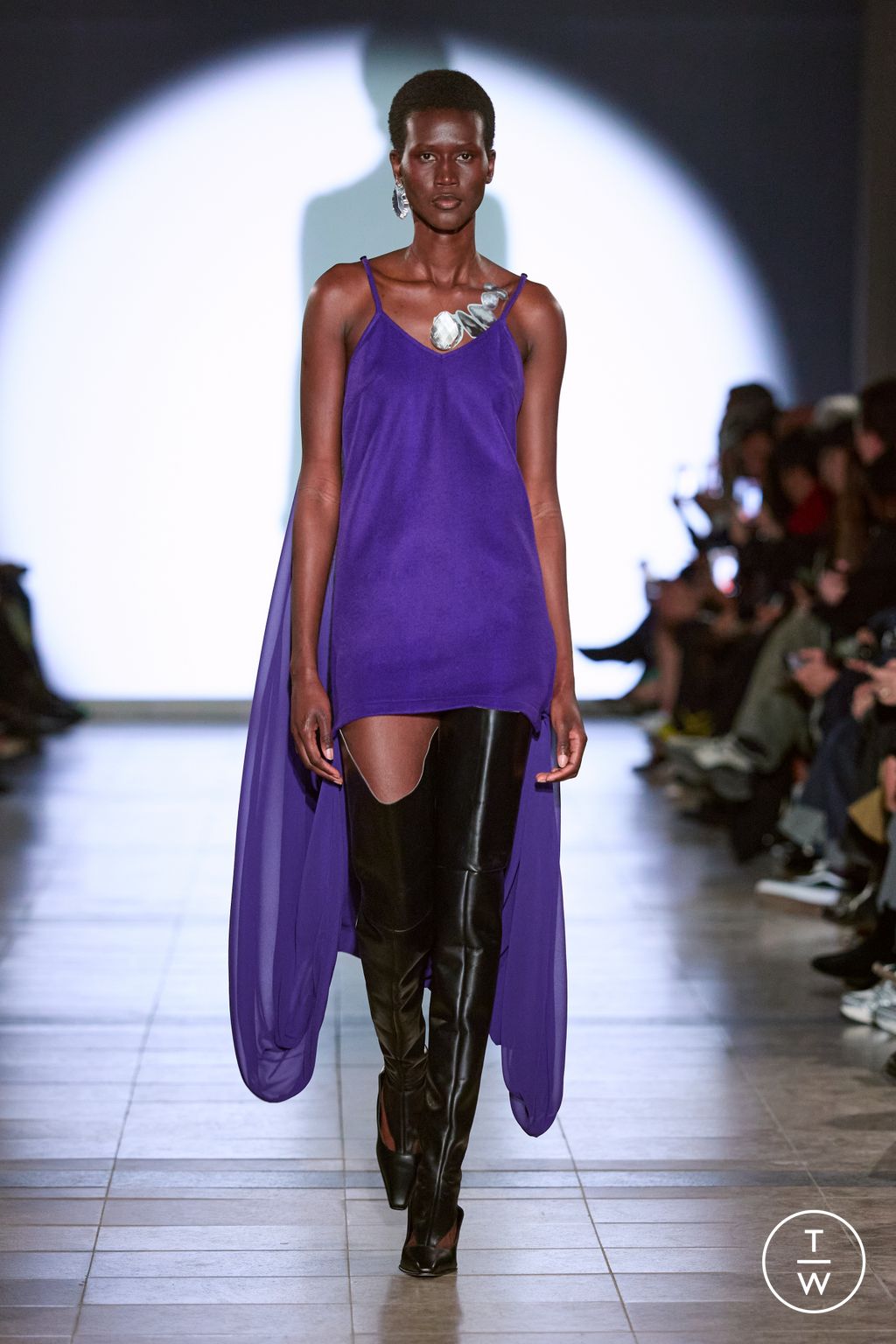Fashion Week Paris Fall/Winter 2026 look 14 de la collection Julie Kegels womenswear